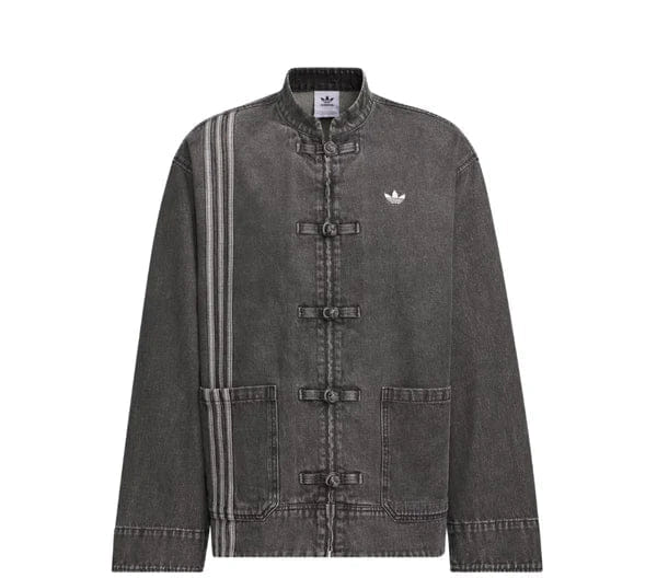 adidas CTT Oversized Chinese Track Top 3.0 Gender Neutral Jacket Medium Black Denim