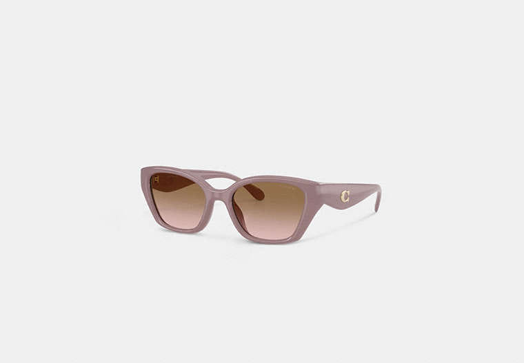 Coach C Hardware Square Cat Eye Sunglasses