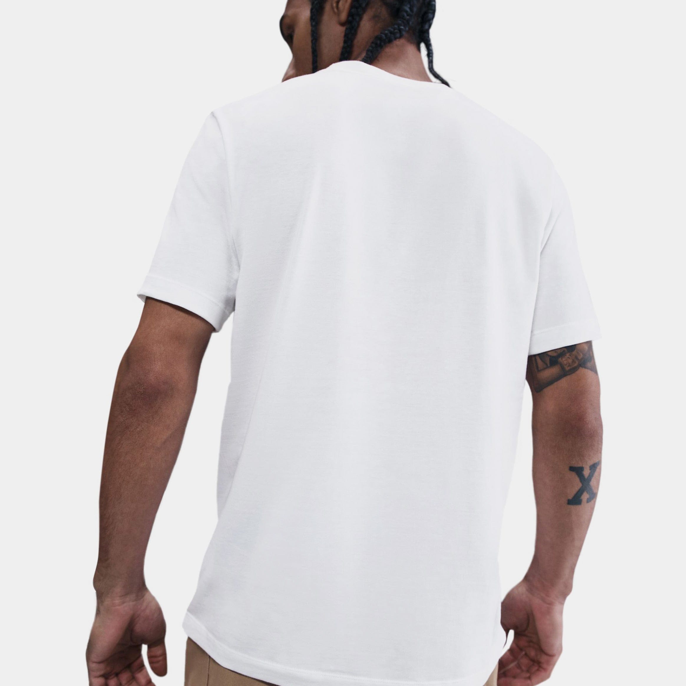 Nike NSW Victory Graphic Mens Short Sleeve Shirt (White/Black)