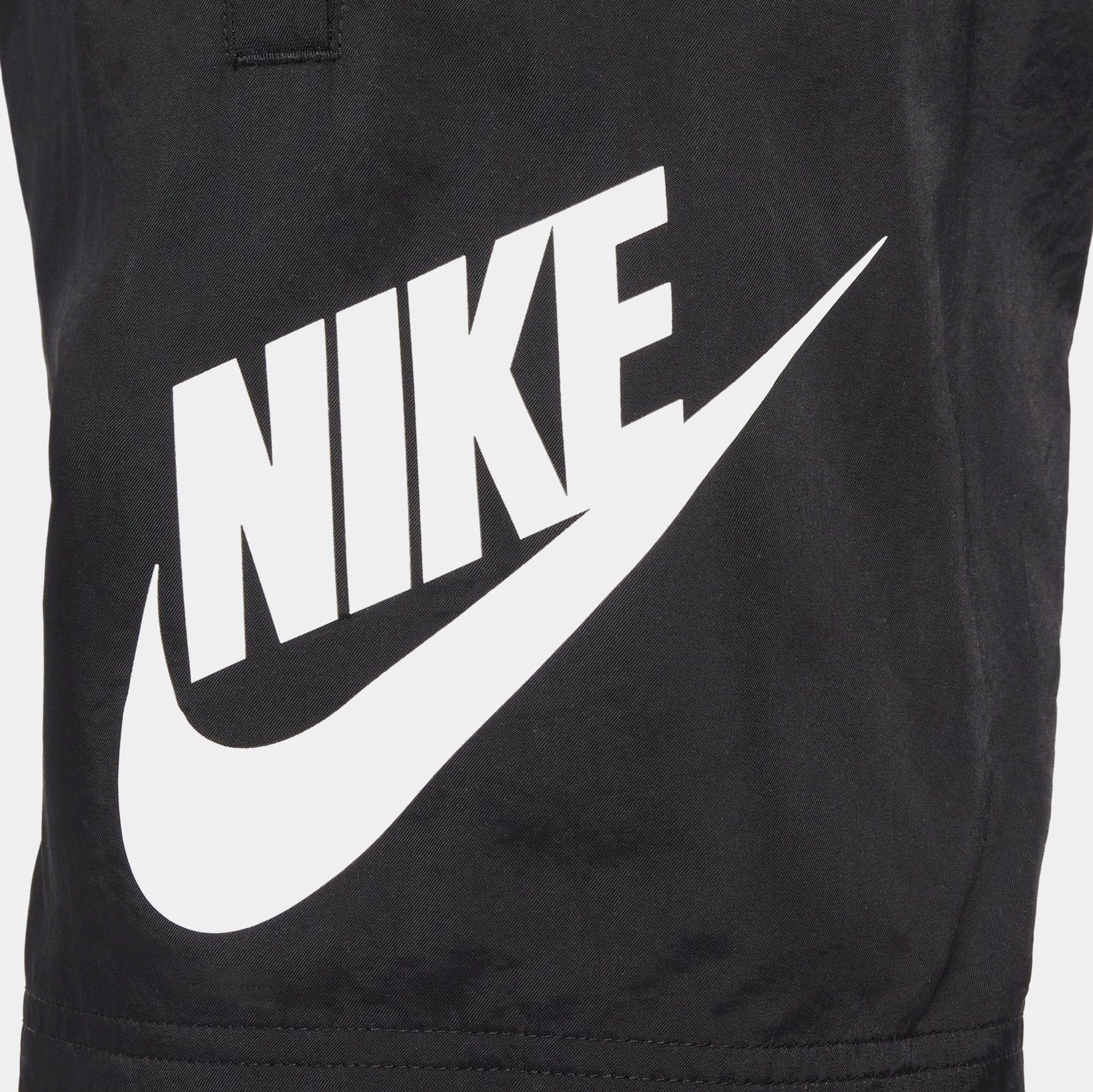 Nike NSW Club 6" Woven Grade School Shorts (Black/White)