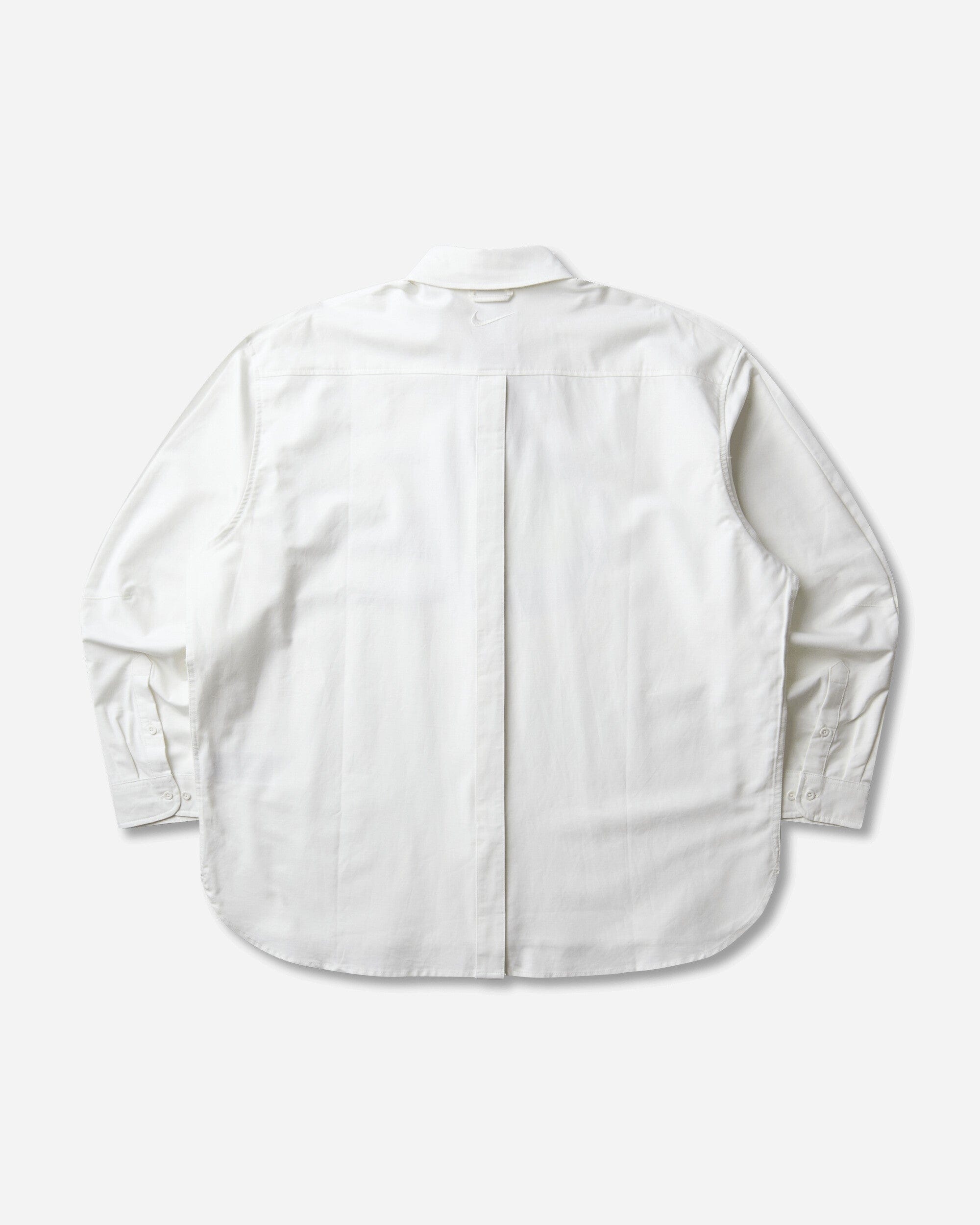 Nike Men's Club Rules Long - Sleeve Oxford Top Summit White