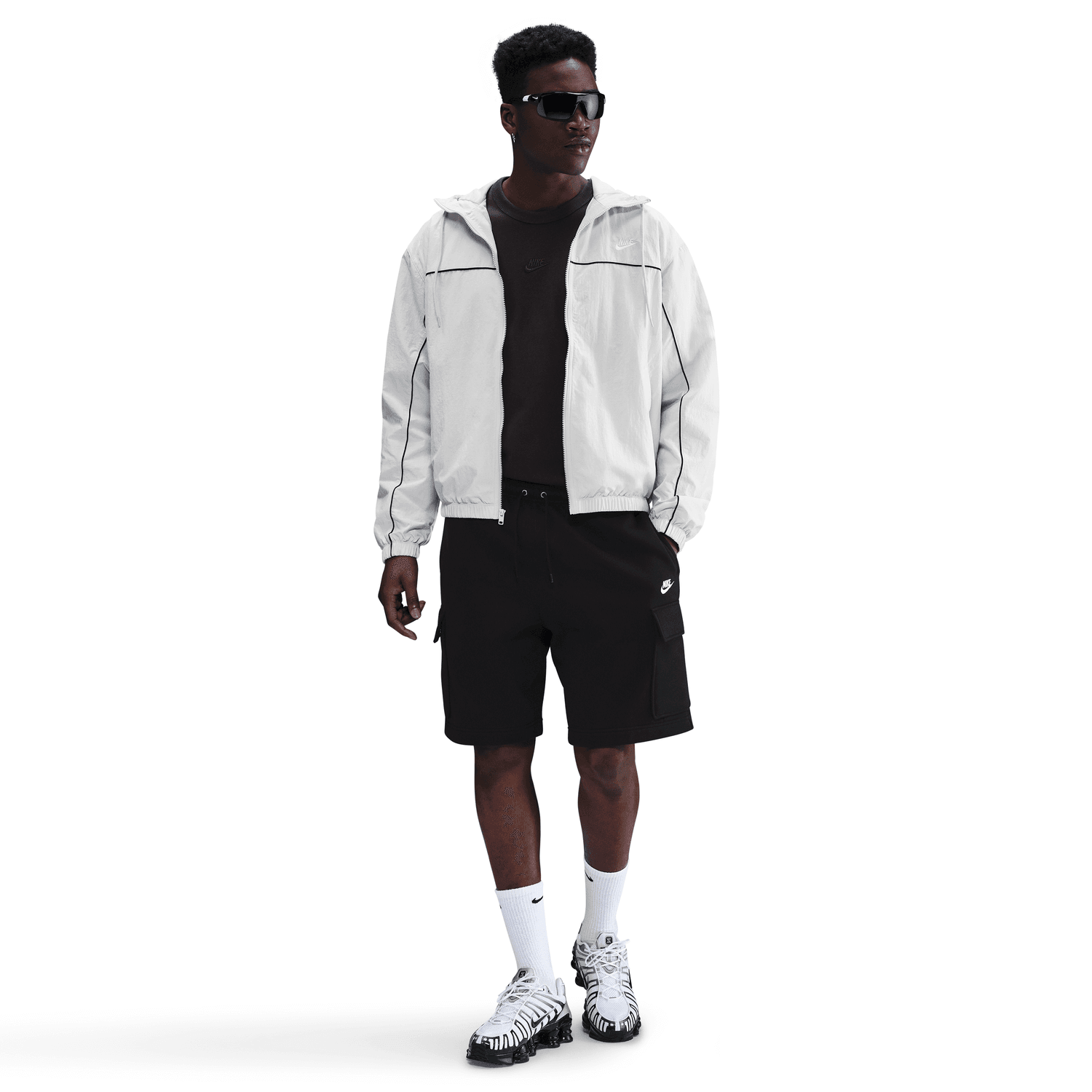 Nike Club Men's Fleece Cargo Shorts Black