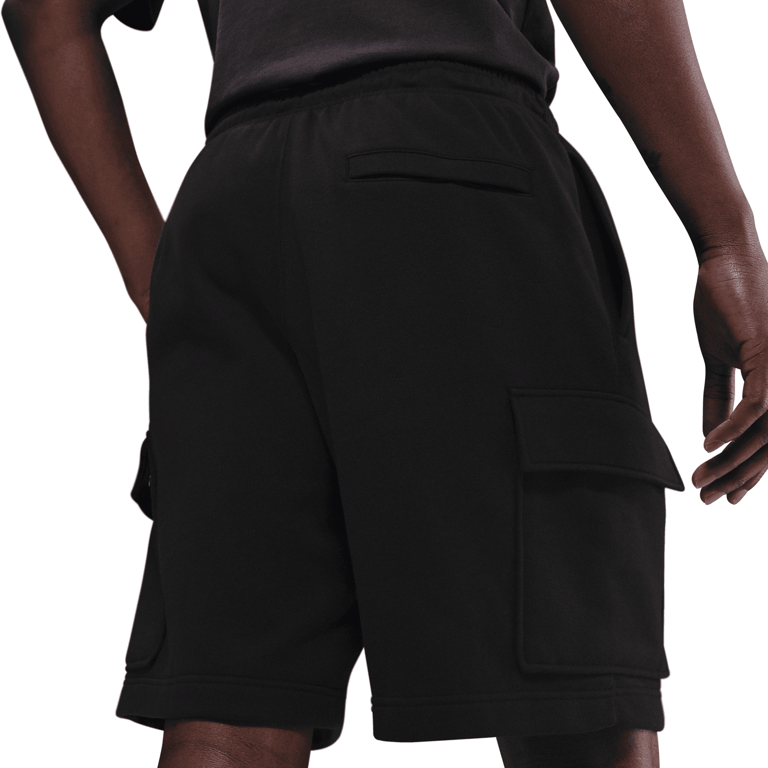 Nike Club Men's Fleece Cargo Shorts Black