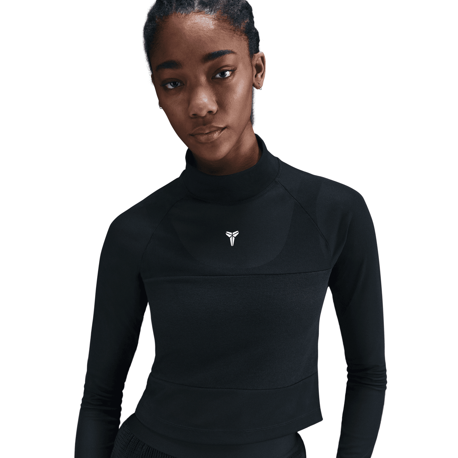 Nike Women's Nike Kobe Long Sleeve Crop Top Black