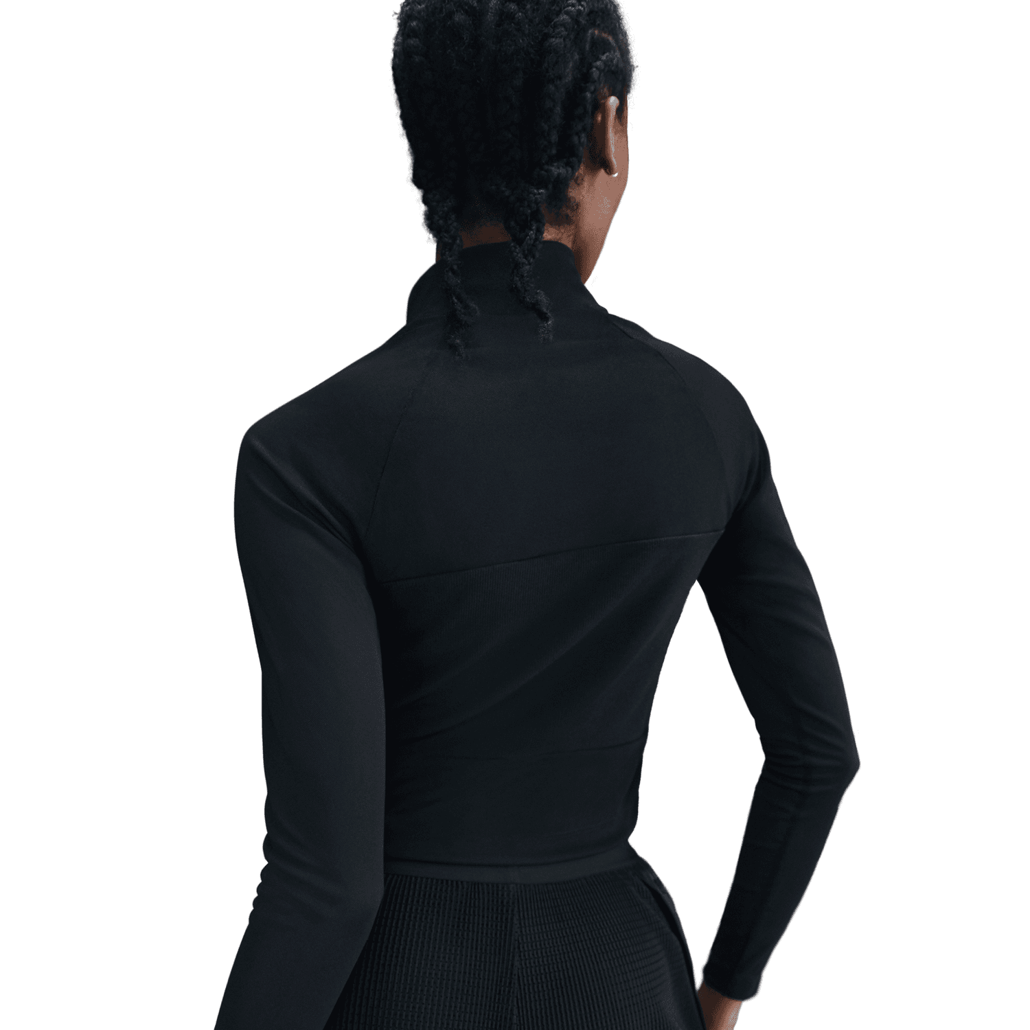 Nike Women's Nike Kobe Long Sleeve Crop Top Black