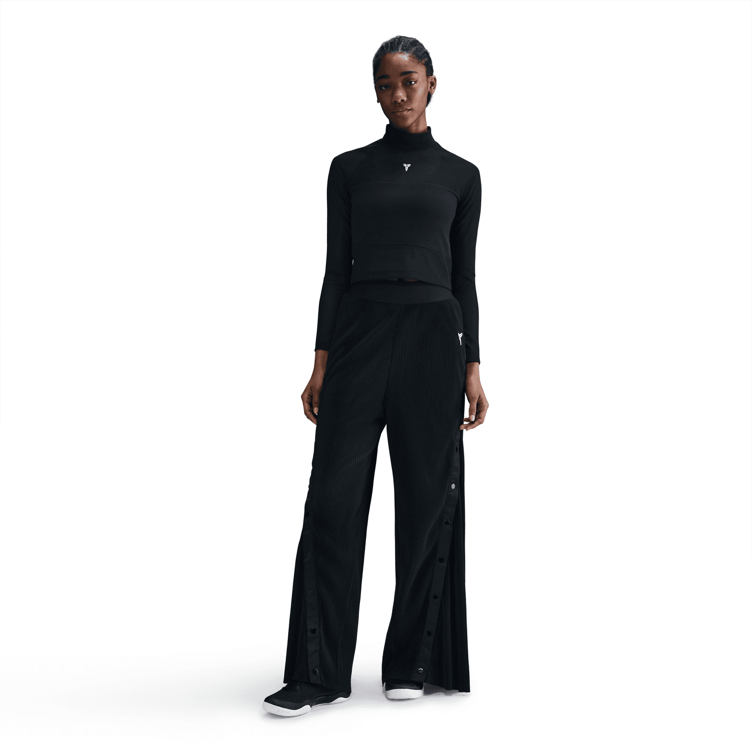 Nike Women's Nike Kobe Long Sleeve Crop Top Black