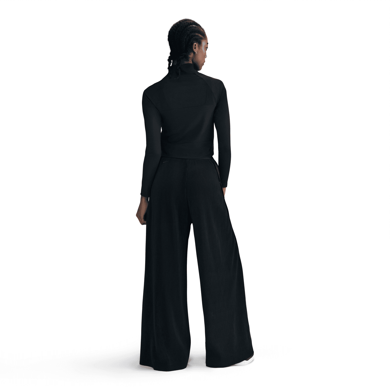 Nike Women's Nike Kobe Long Sleeve Crop Top Black