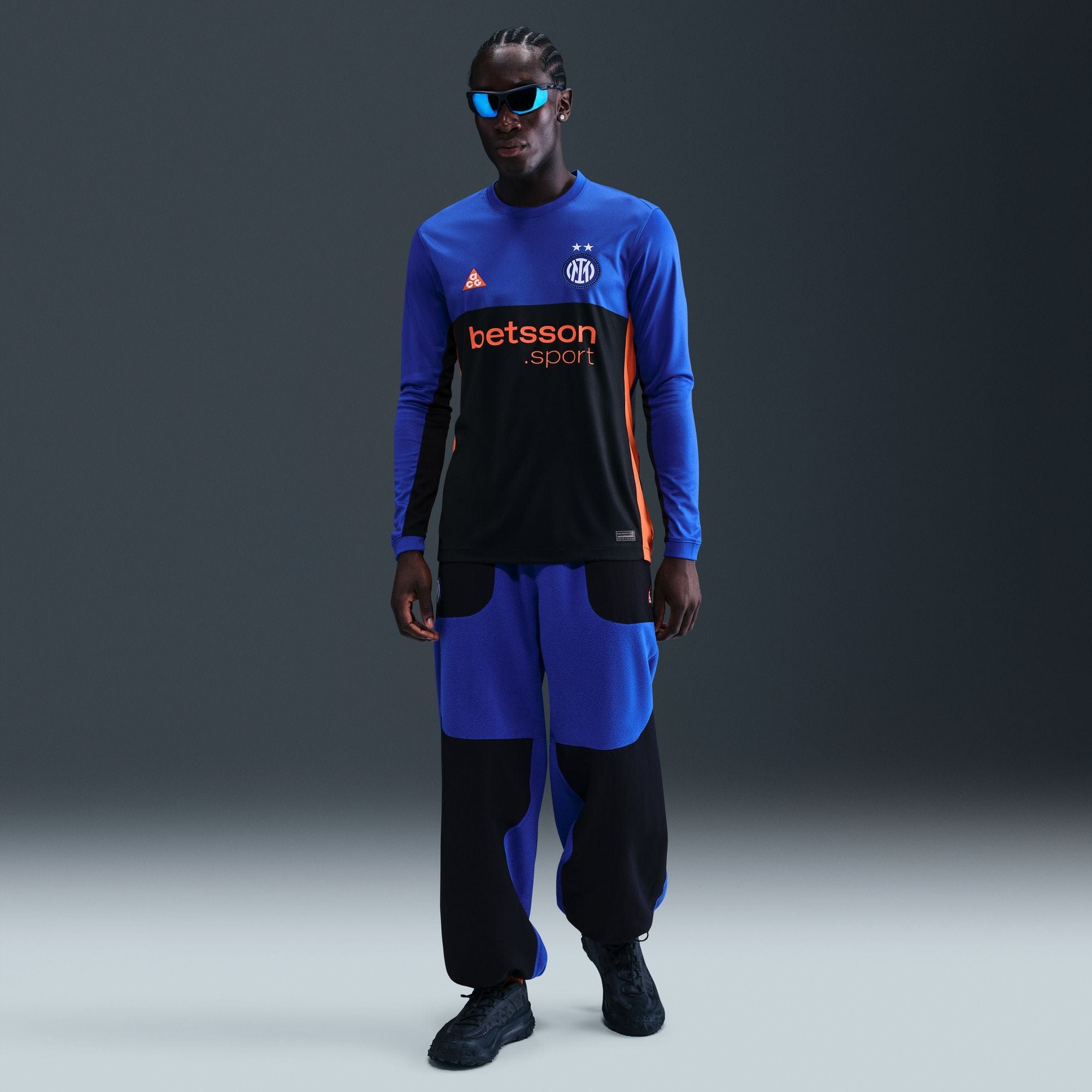 Nike x Inter Milan ACG Dri - Fit Soccer LS Replica Jersey