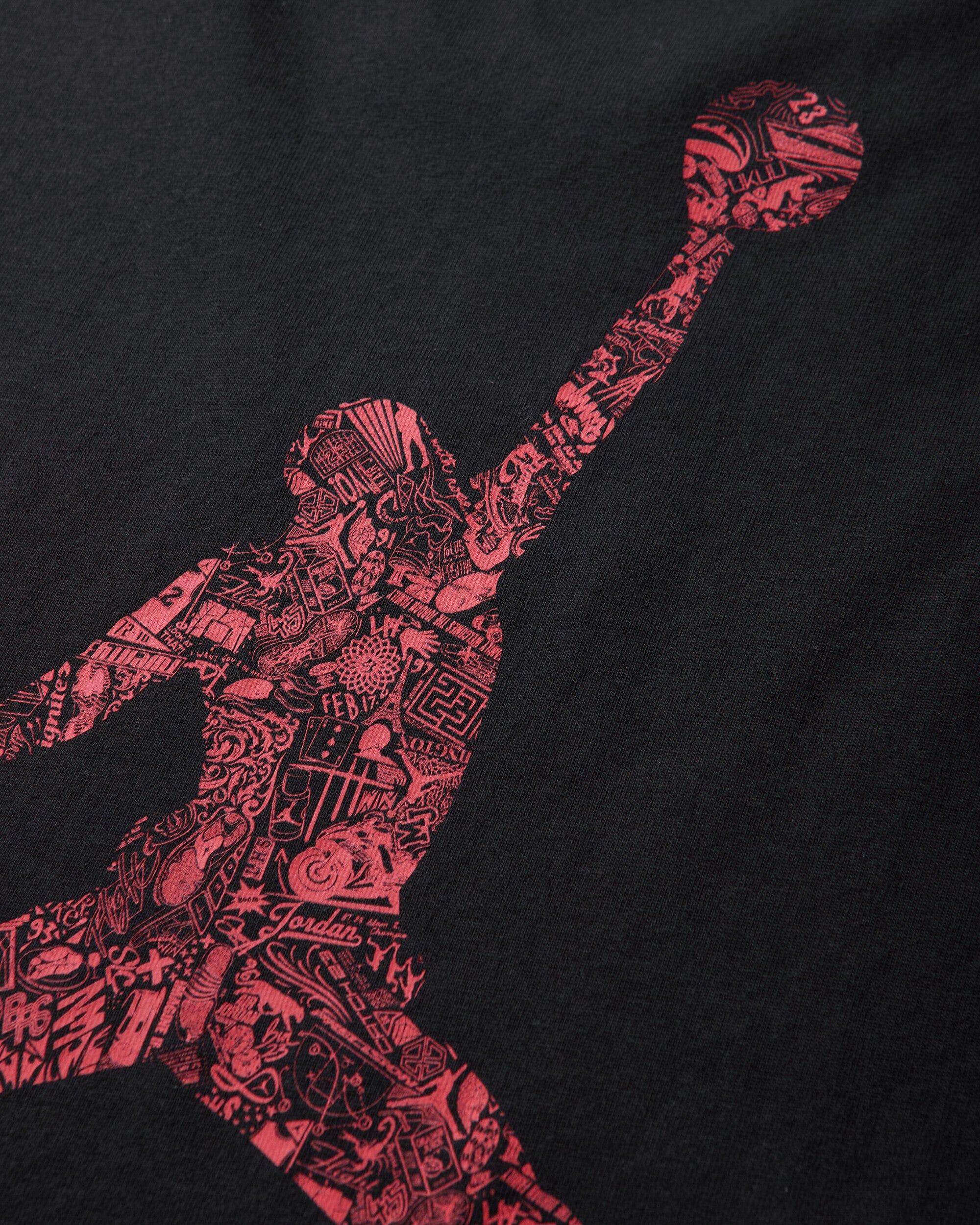 Nike Men's Jordan Brooklyn T - Shirt Black / University Red