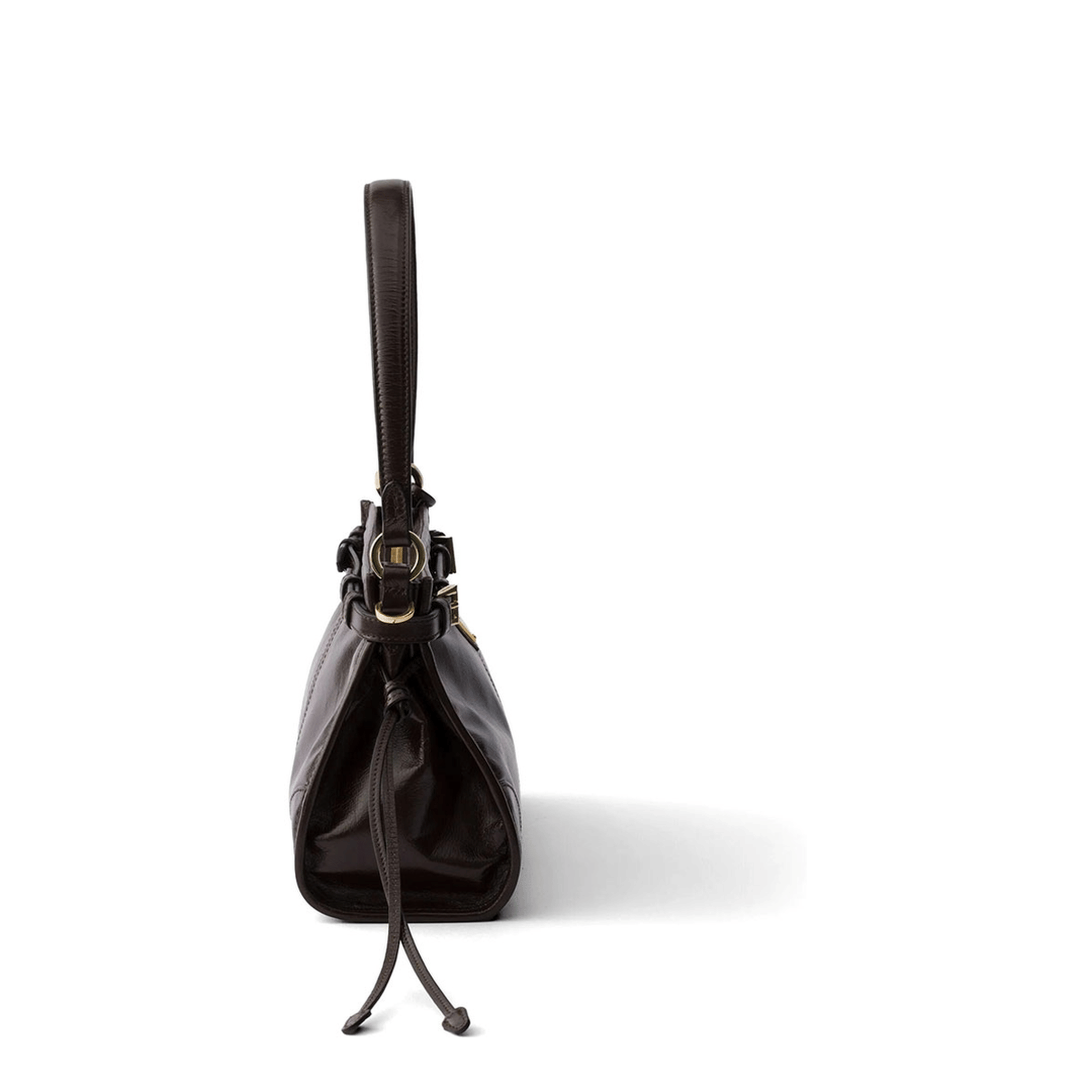 Prada Bonnie Small Calfskin Shoulder Bag - Black