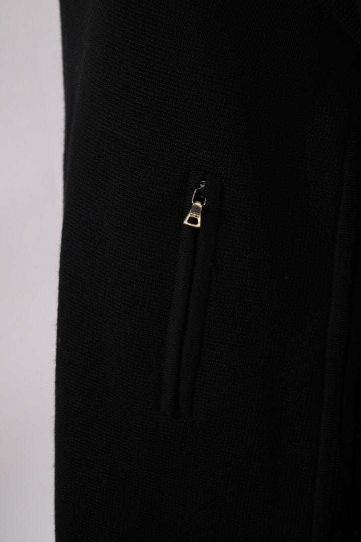 Prada L/S Side Zip Hoodie Tunic Black S