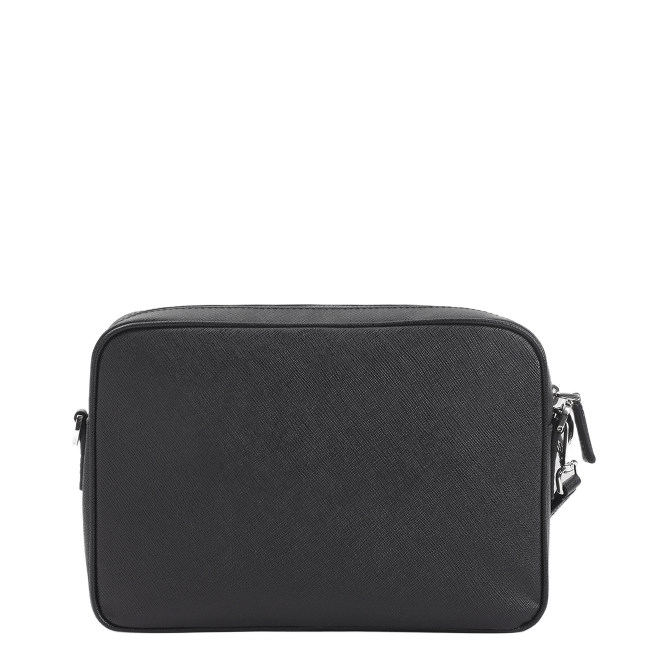 Prada Saffiano Calfskin Shoulder Bag - Nero