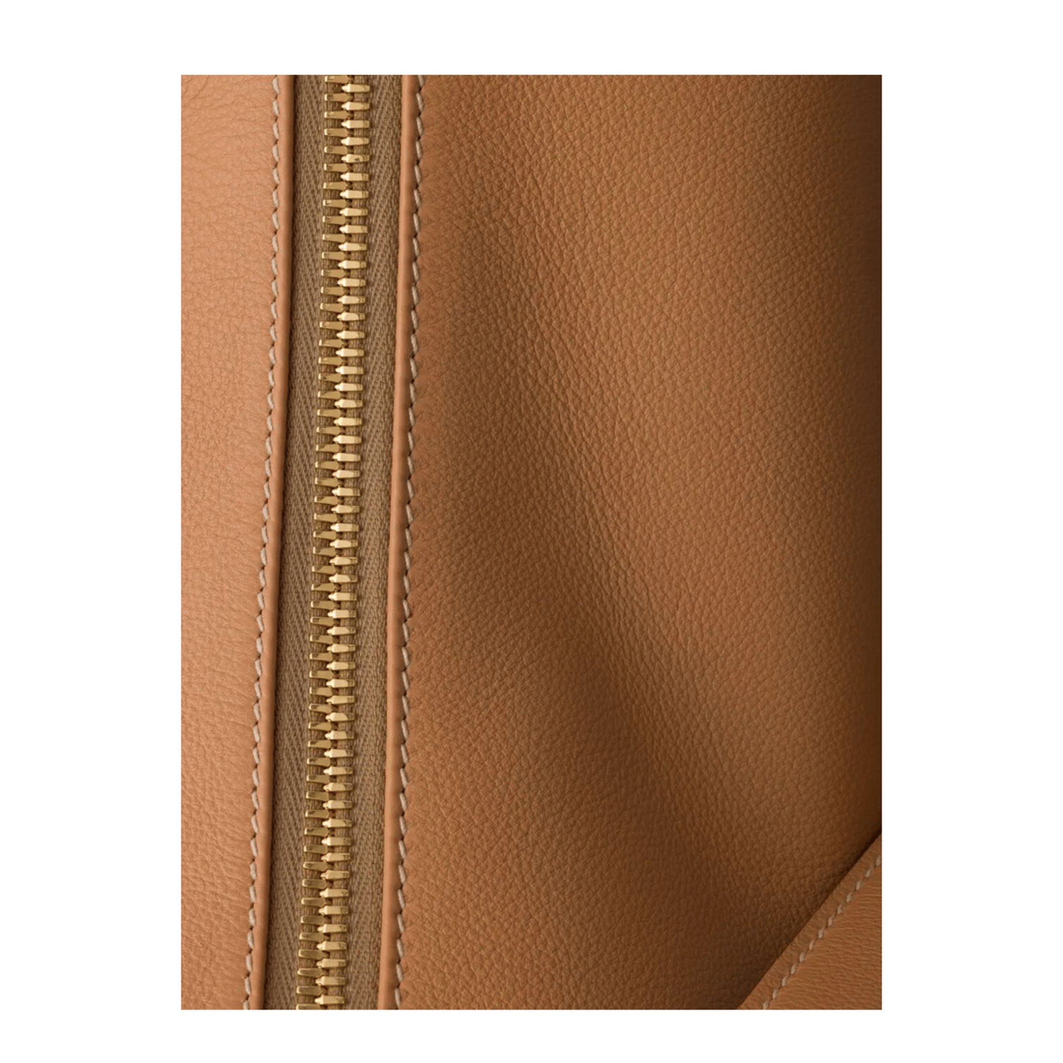 Prada Large Calf Leather Shoulder Bag - Naturale