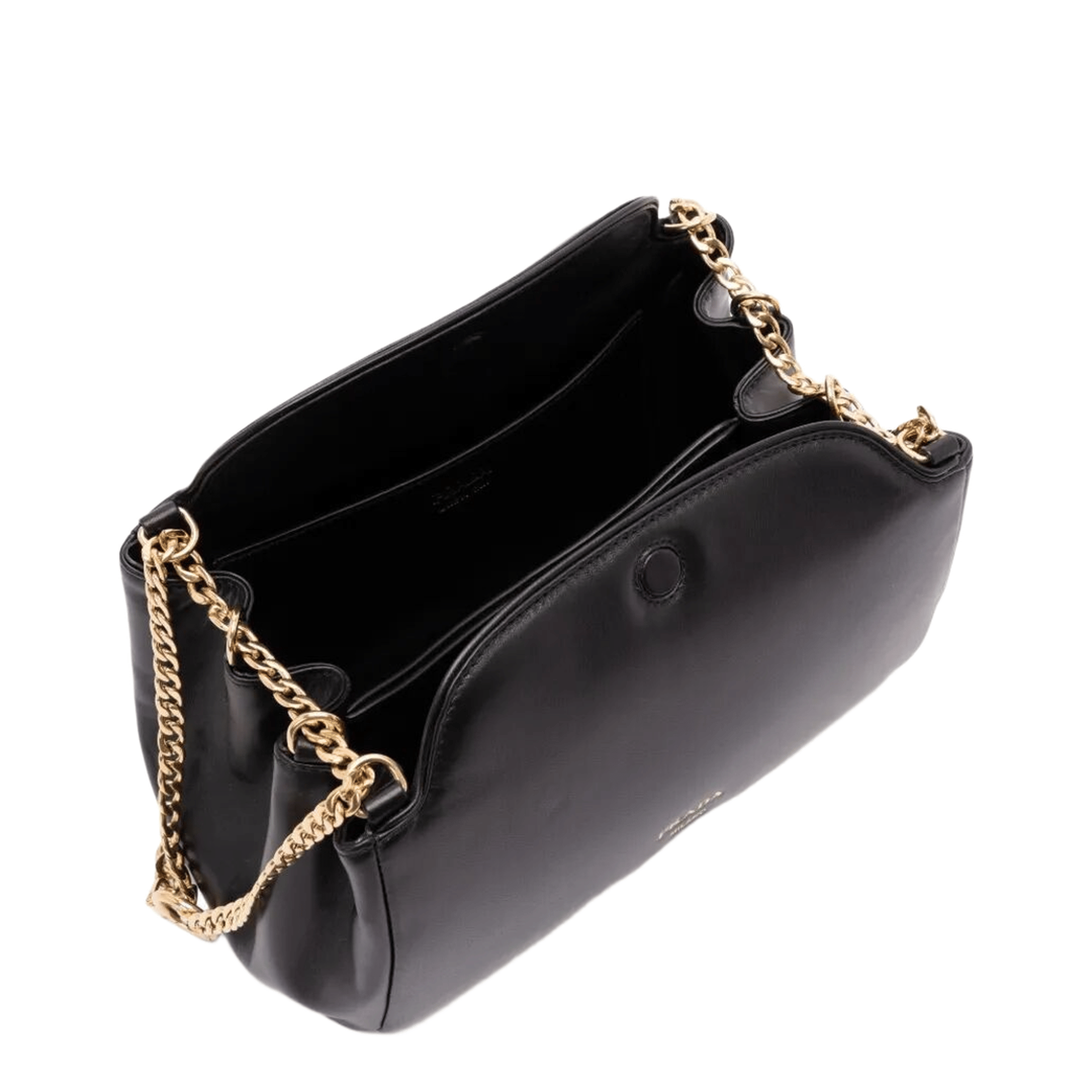 Prada Tumulte Small Nappa Leather Shoulder Bag - Black