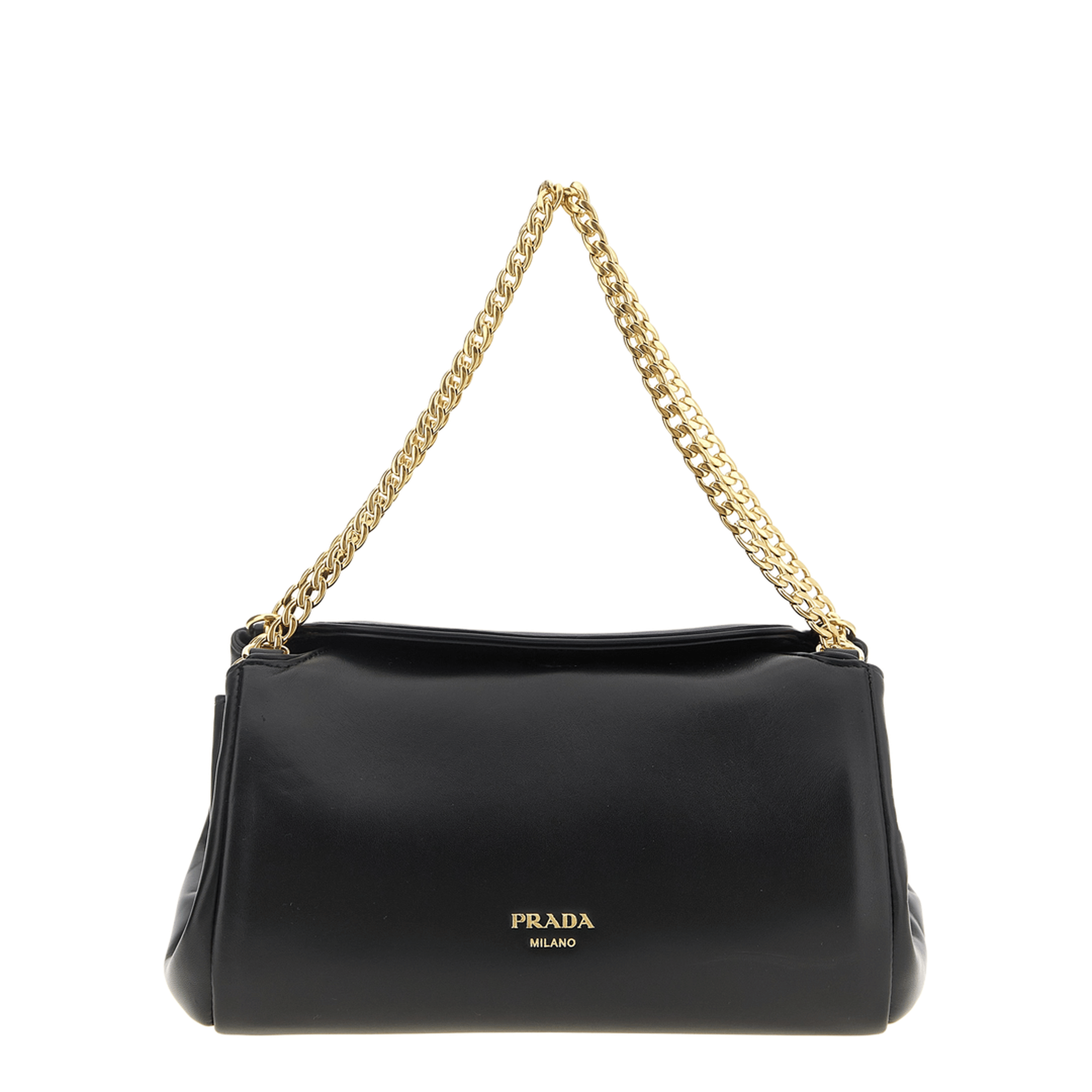 Prada Tumulte Small Nappa Leather Shoulder Bag - Black