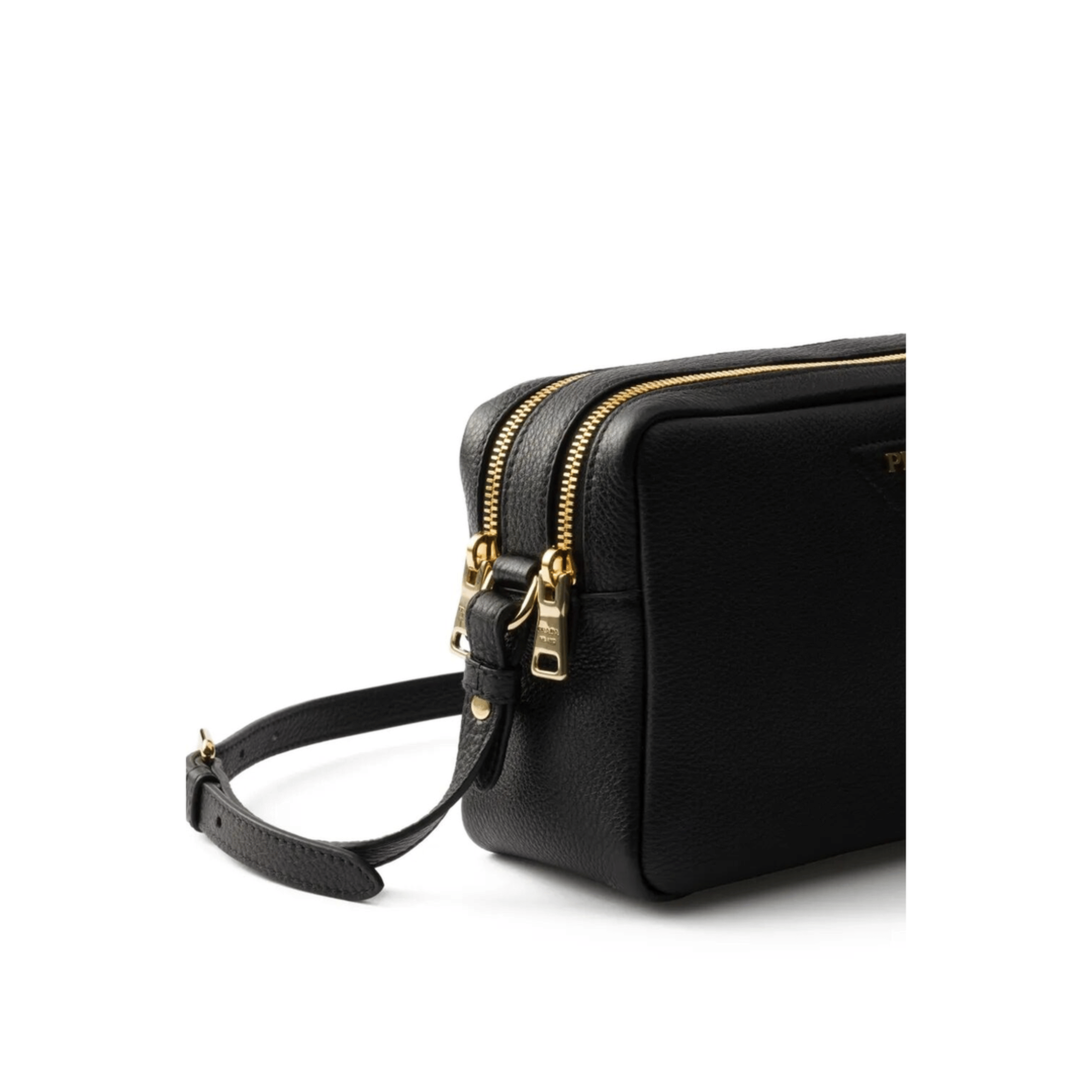 Prada Re - Nylon and Saffiano Leather Shoulder Bag - Black