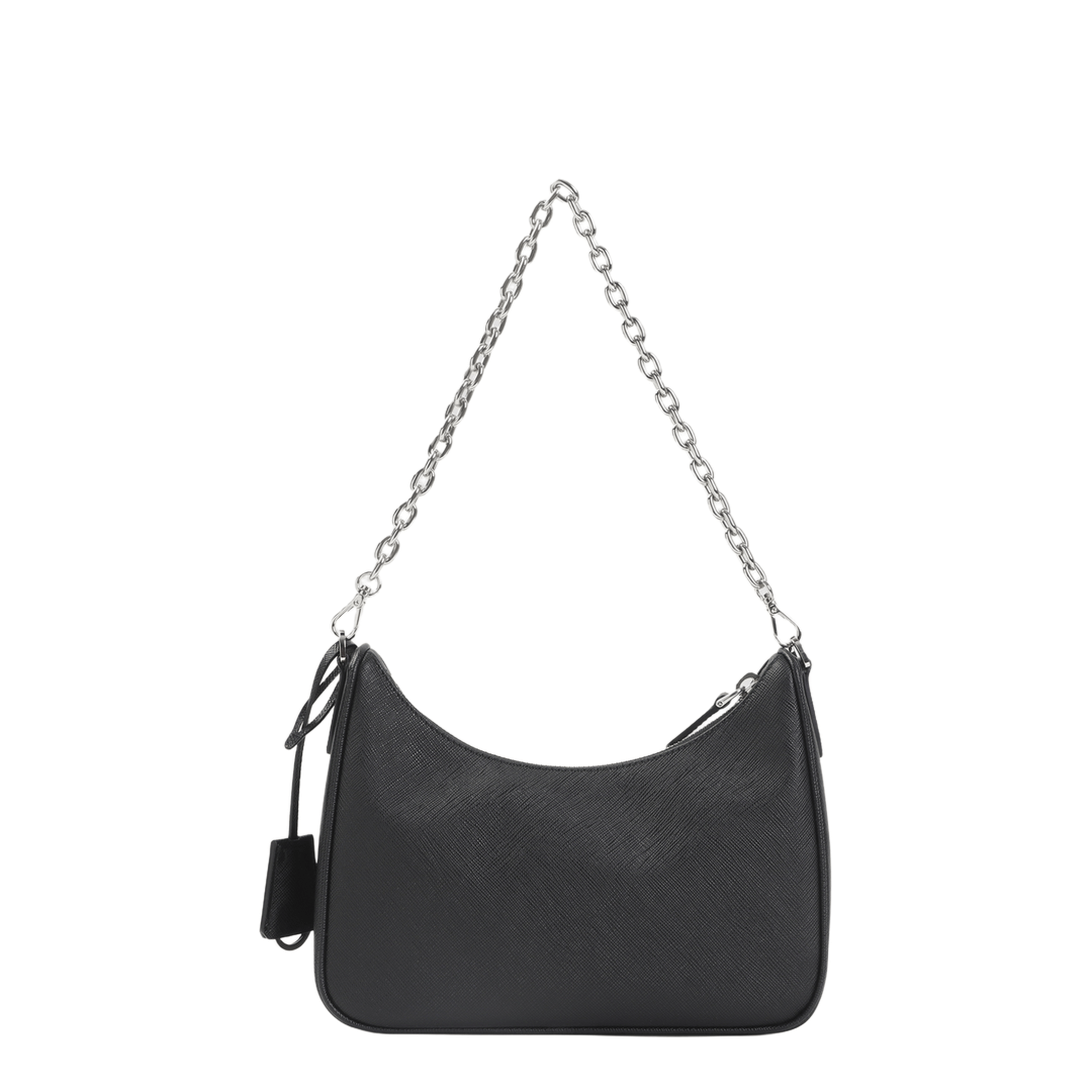 Prada Re - Edition 2005 Calfskin Shoulder Bag - Black