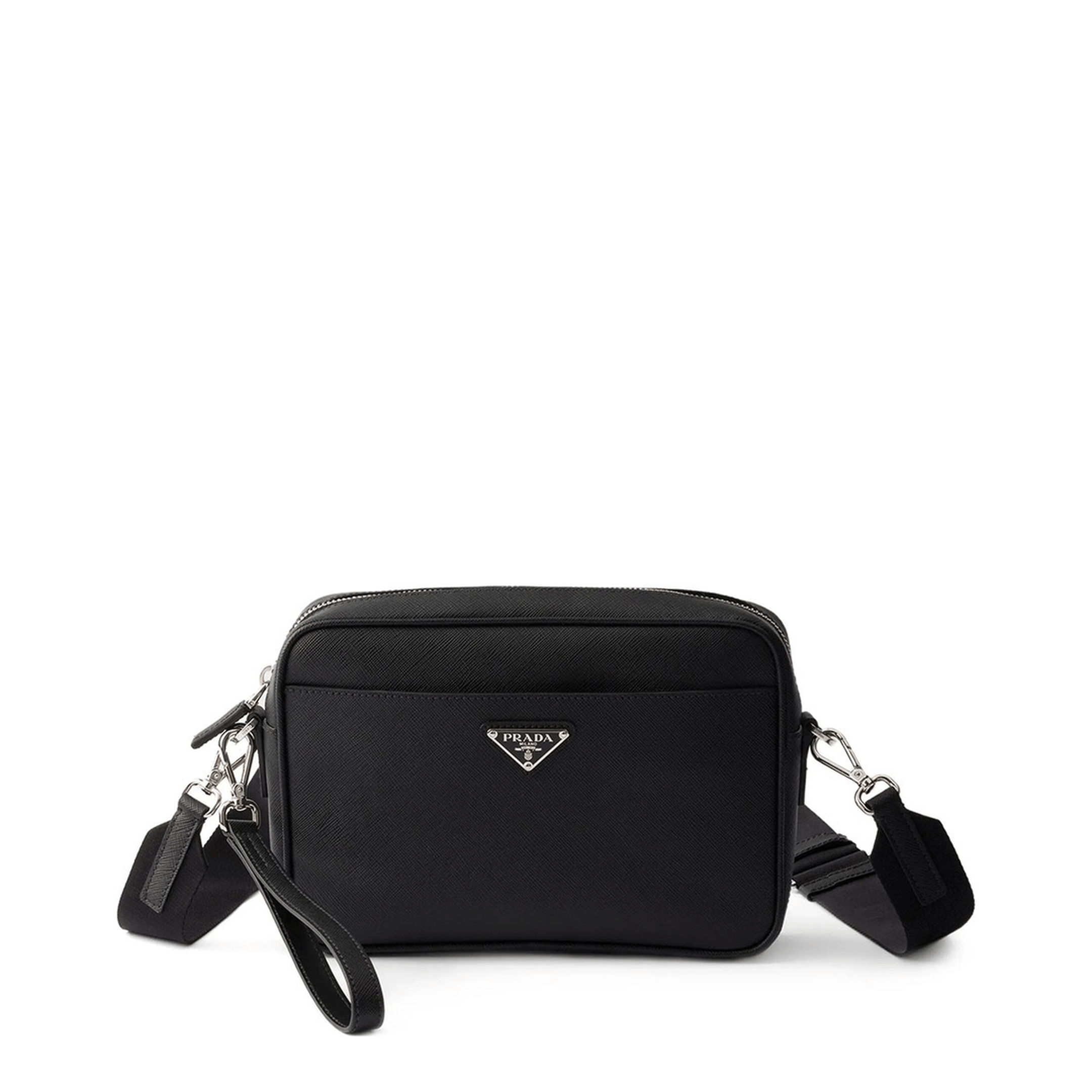 Prada Calfskin Shoulder Bag - Black