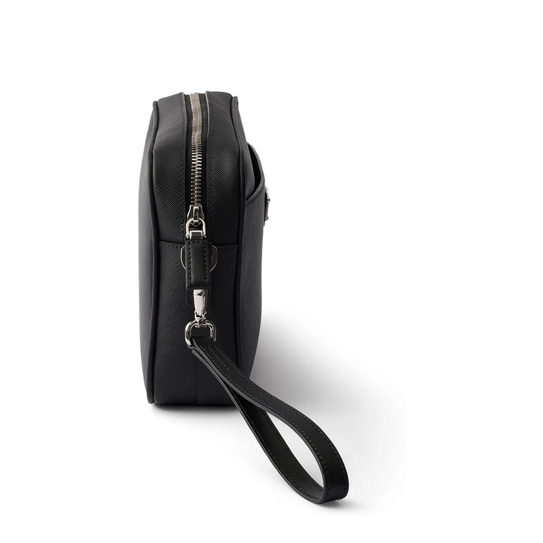 Prada Calfskin Shoulder Bag - Black