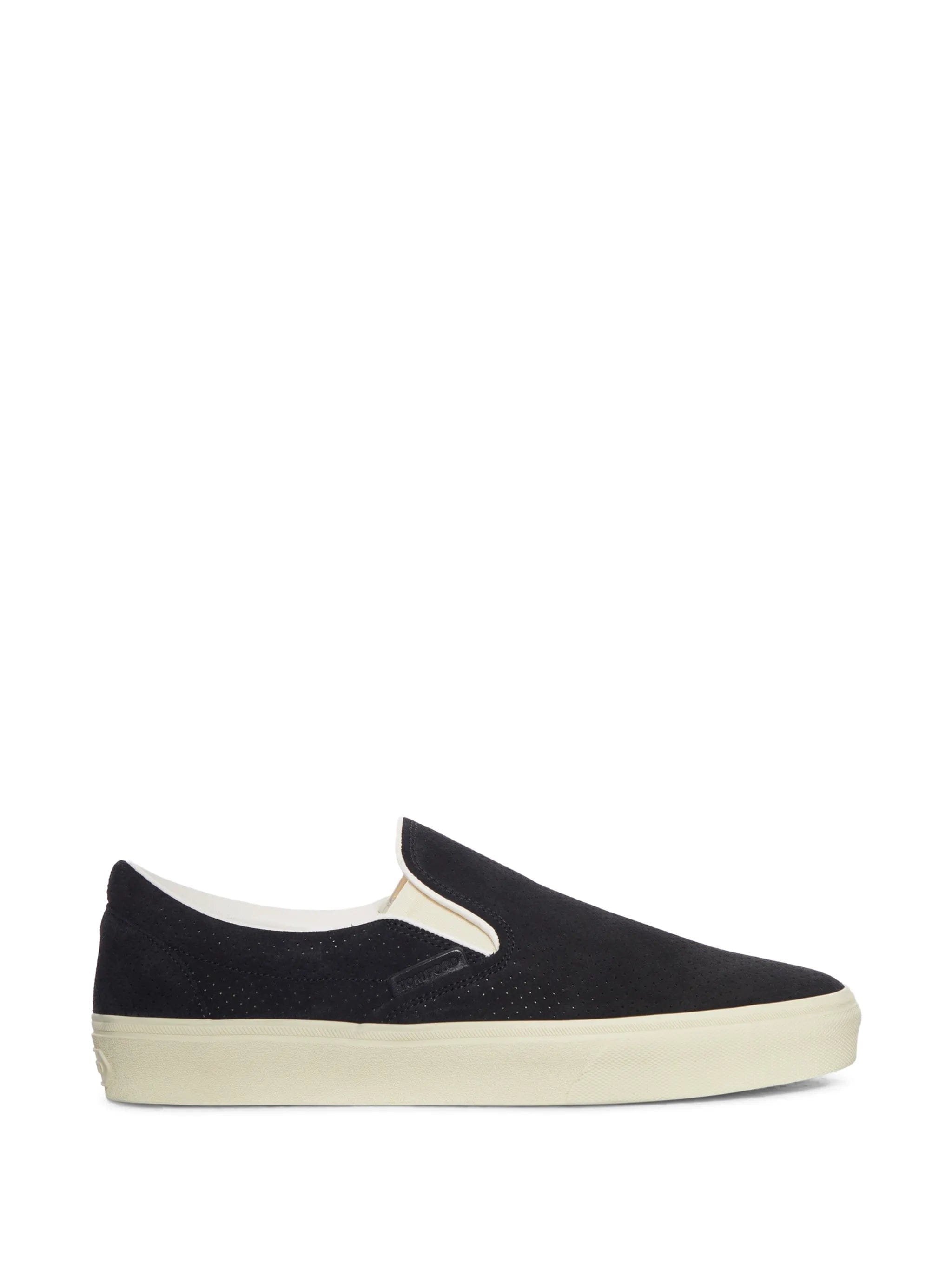 TOM FORD Jude perforated slip - on sneakers