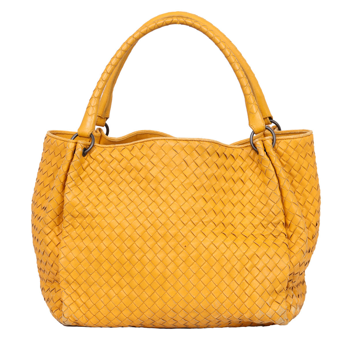 BOTTEGA VENETA INTRECCIATO GARDA LEATHER TOTE BAG