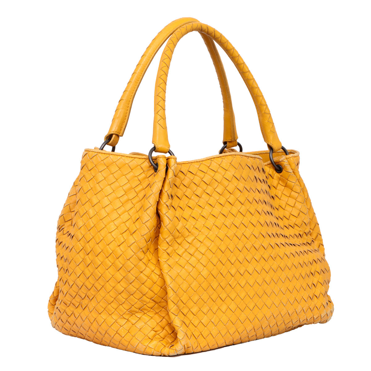 BOTTEGA VENETA INTRECCIATO GARDA LEATHER TOTE BAG