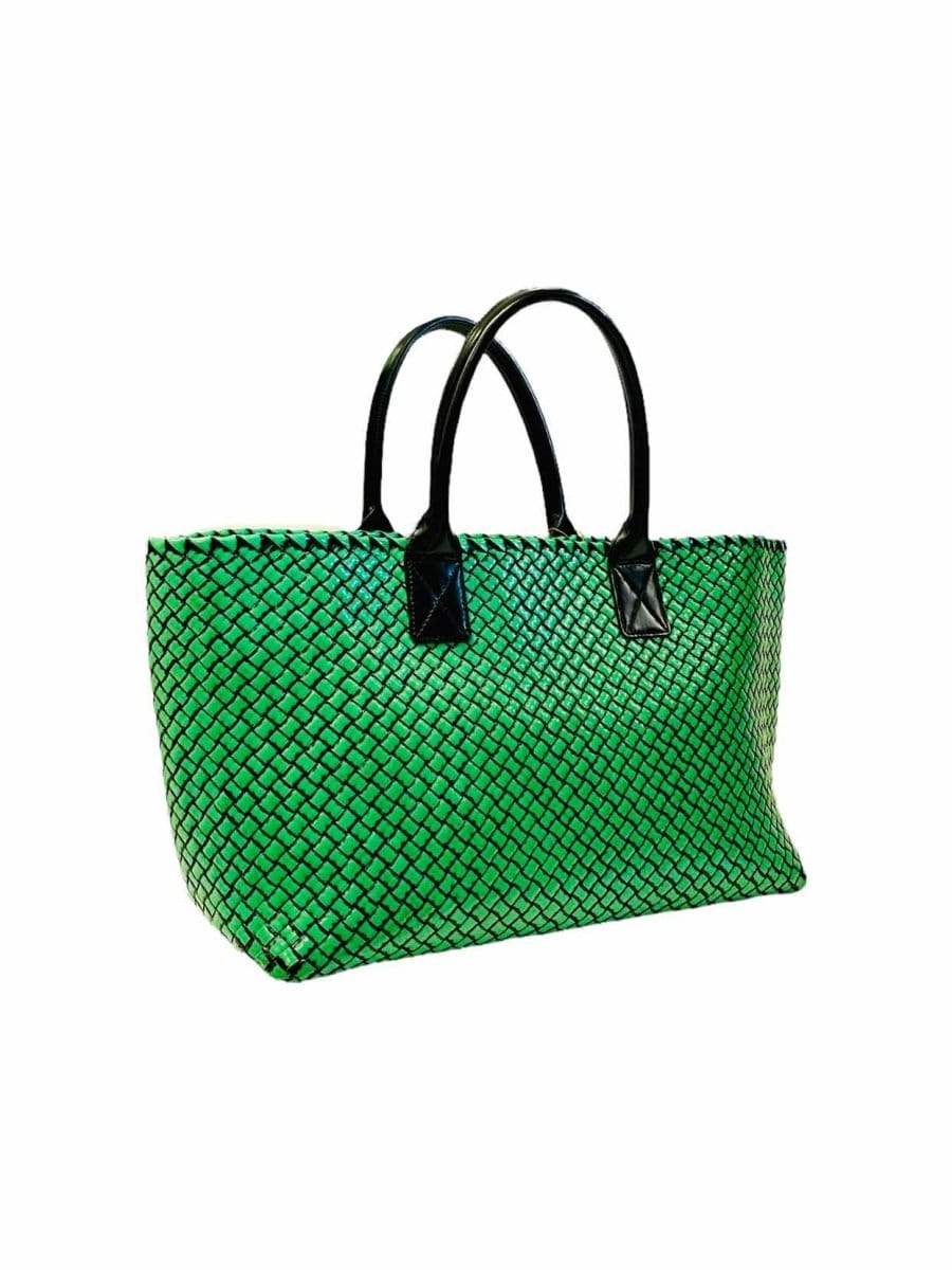 Bottega Veneta CABAT Green Tote Bag