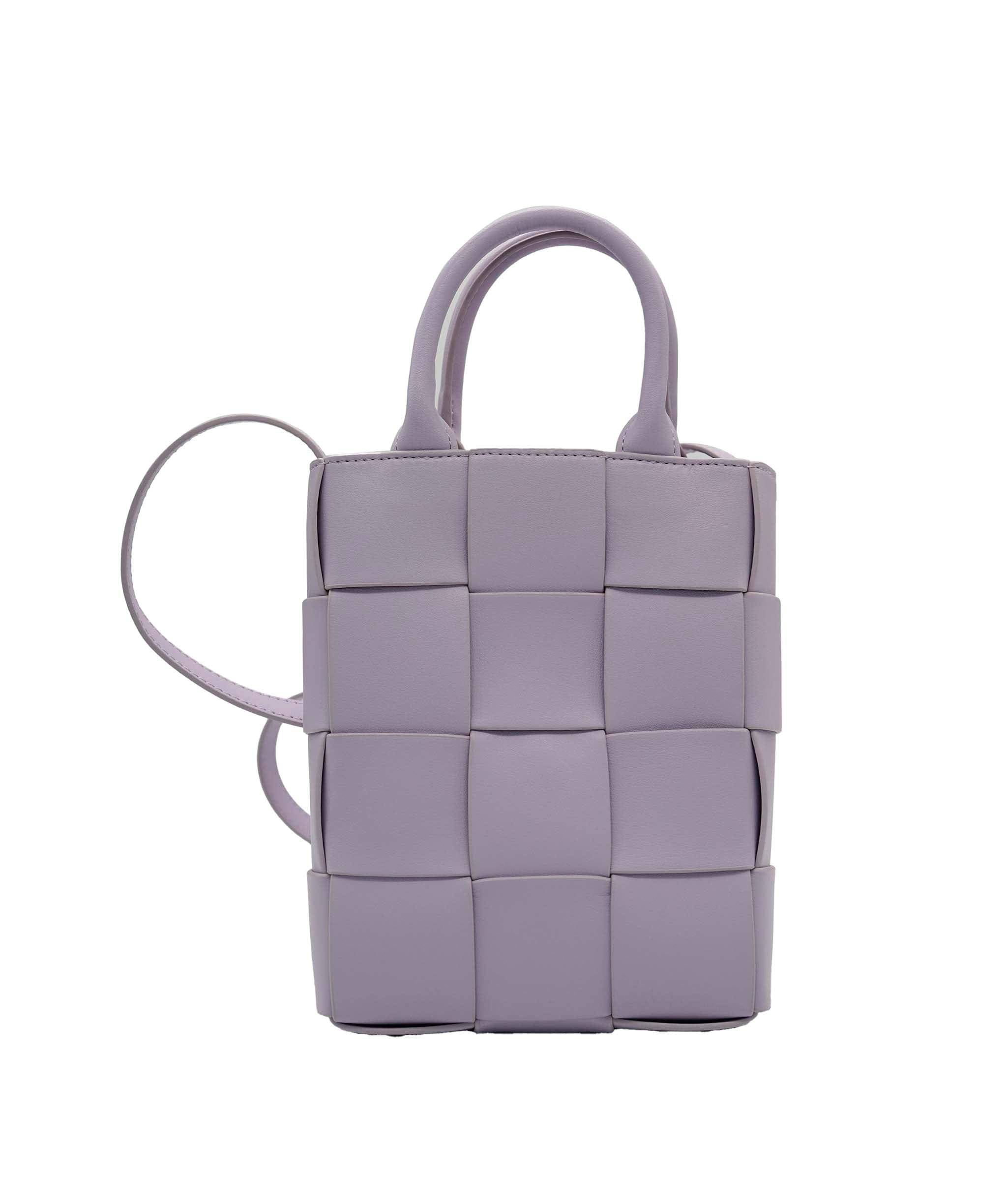 Bottega Veneta Mini Casette Tote Bag Wisteria AGC2126