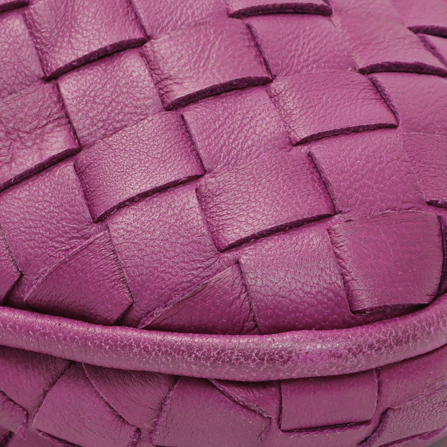 Bottega Veneta Purple Nappa Intrecciato Tote