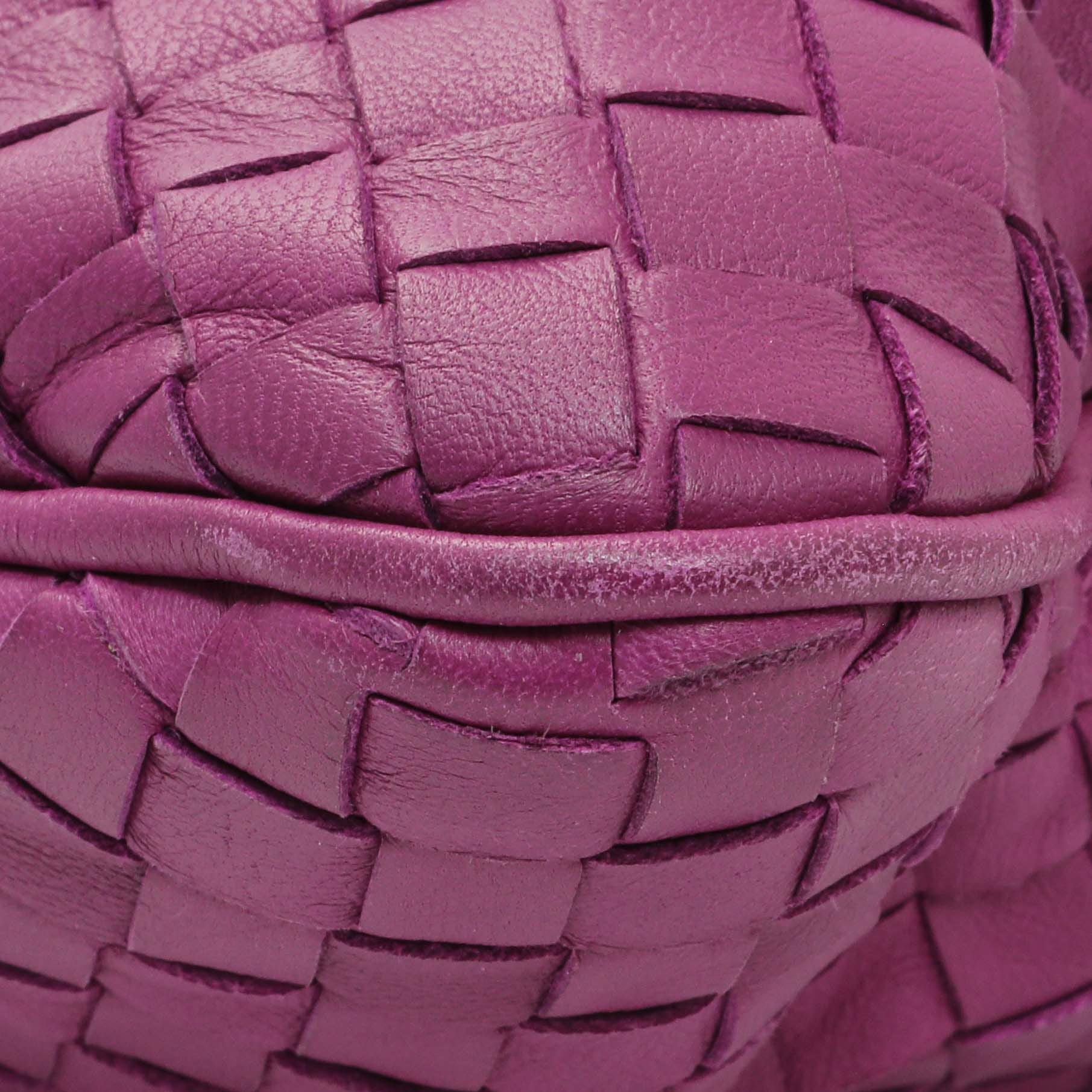 Bottega Veneta Purple Nappa Intrecciato Tote