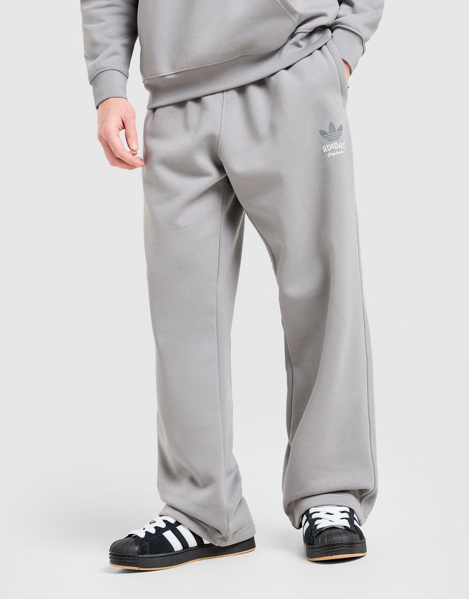 adidas Trefoil Bubble Open Hem Joggers