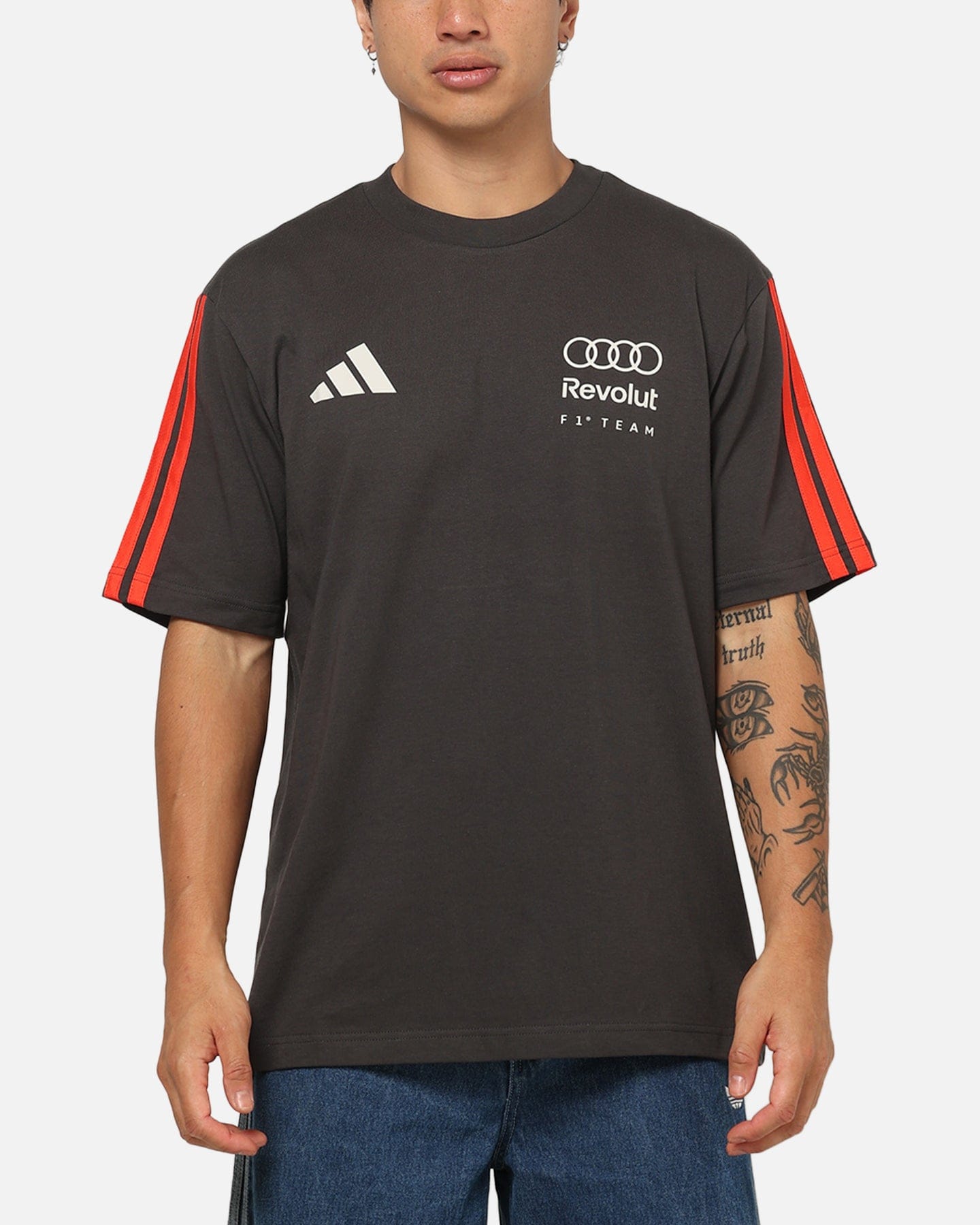 adidas Audi Revolut F1 Team DNA T - Shirt Black