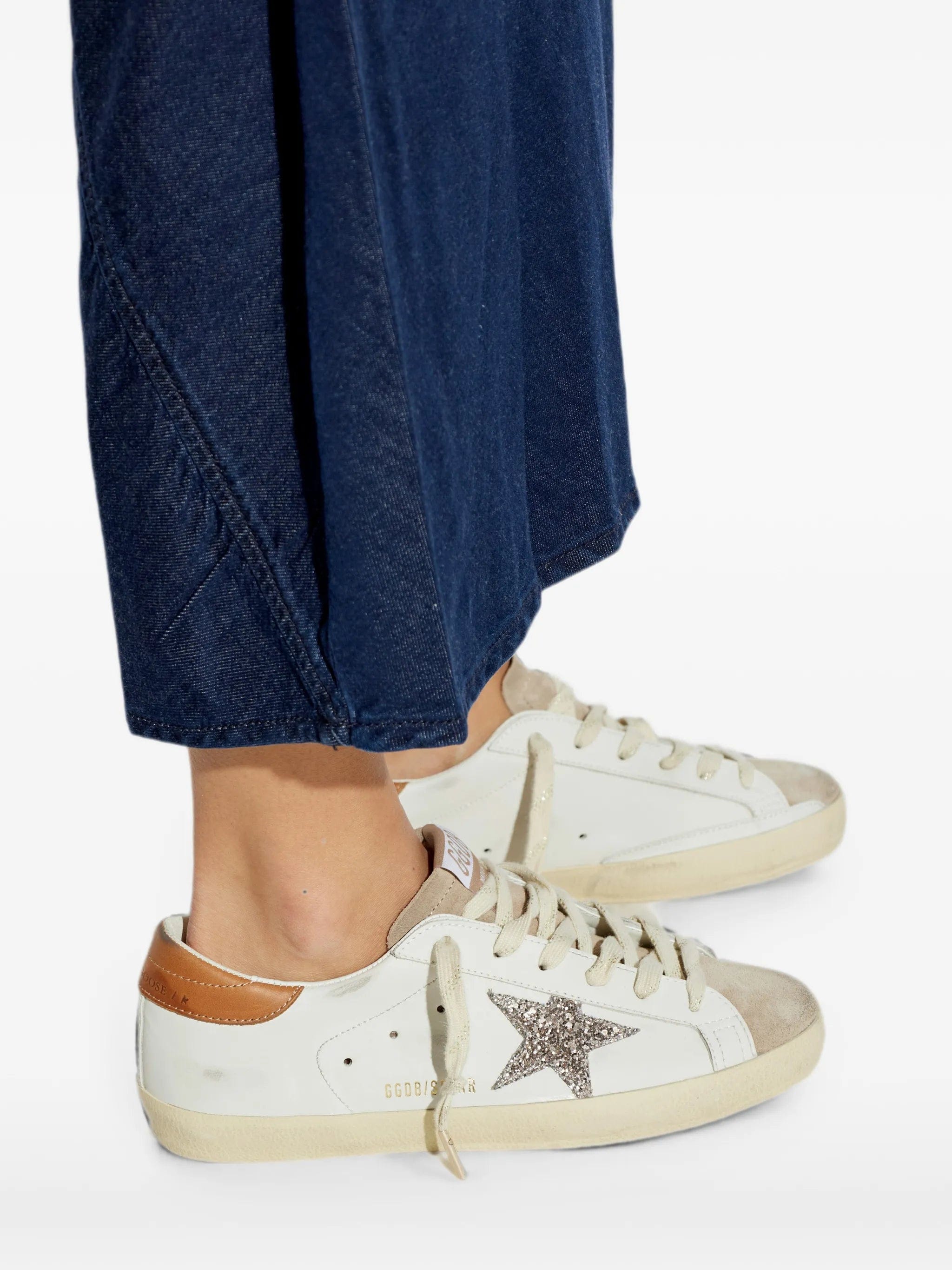 Golden Goose Super - Star glitter - detail sneakers