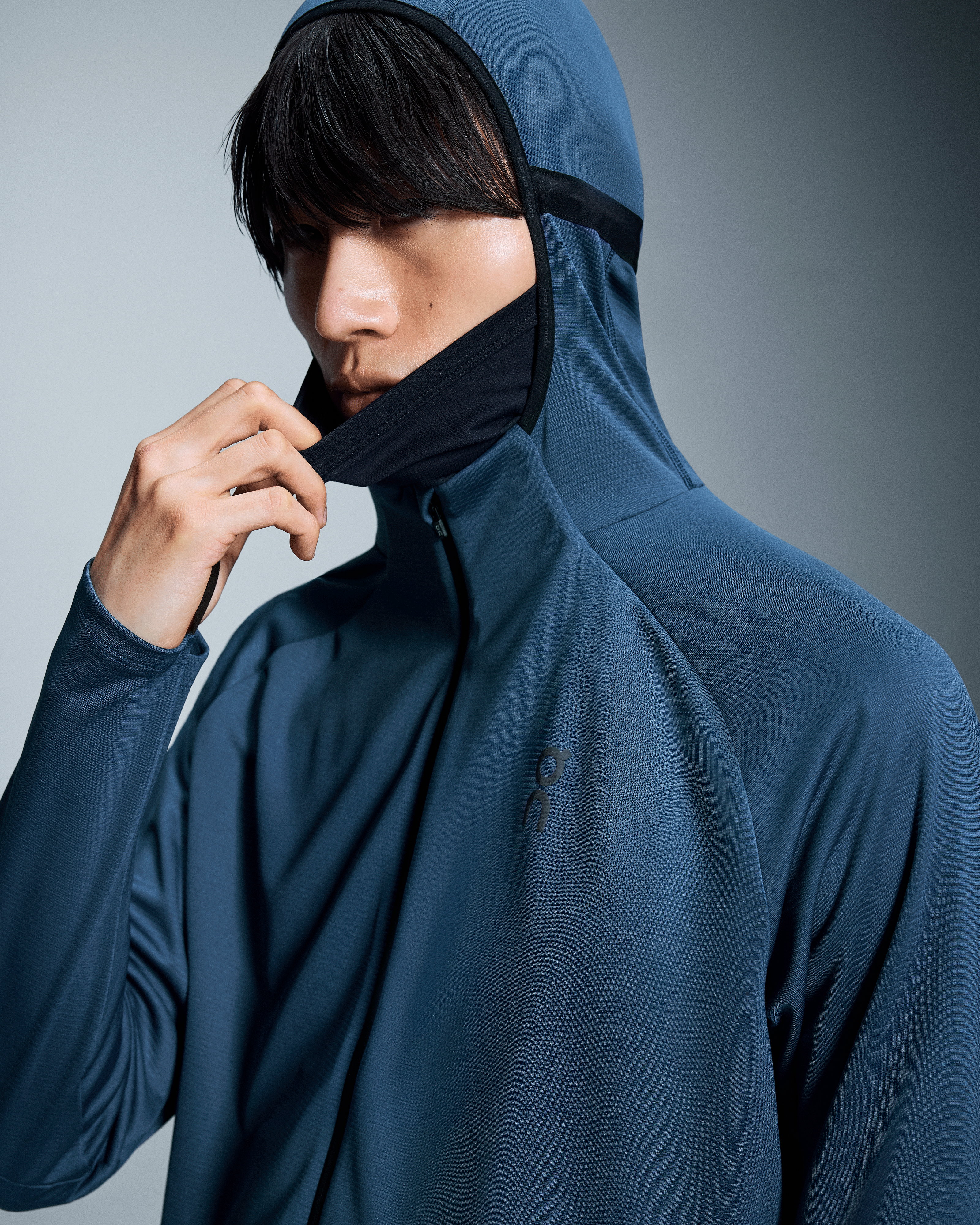 On Running On Climate Zip Hoodie Denim