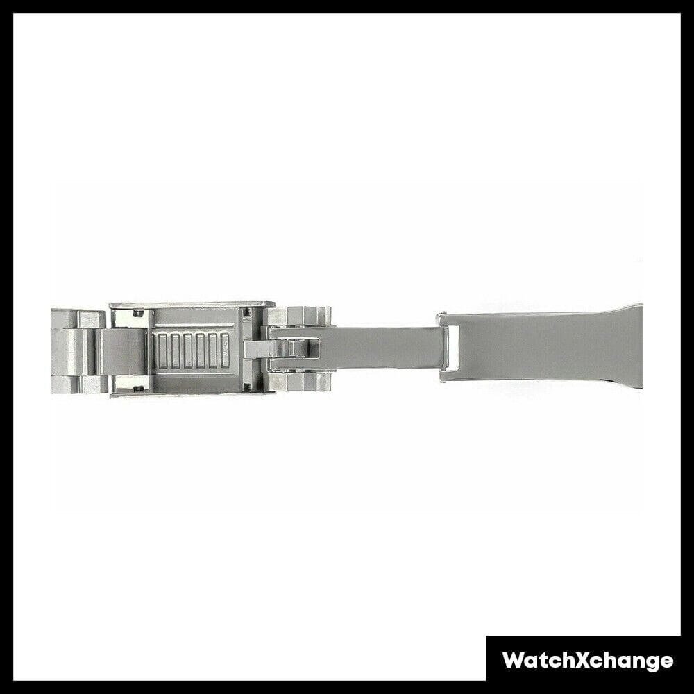Rolex Glide Lock Clasp/Buckle fit Rolex DAYTONA GMT SUBMARINER Two Tone Silver 9/9 mm