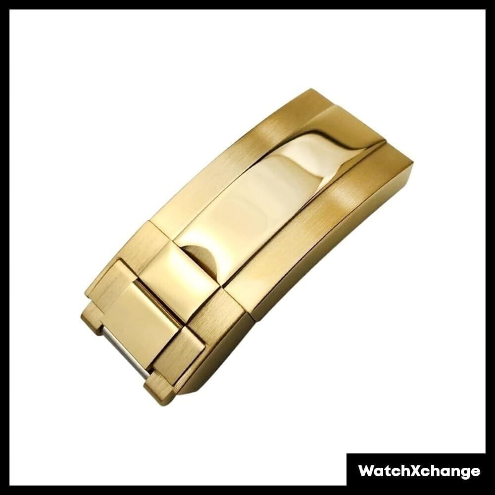 Rolex Glide Lock Clasp/Buckle Rolex DAYTONA GMT SUBMARINER Two Tone Gold 9/9 mm