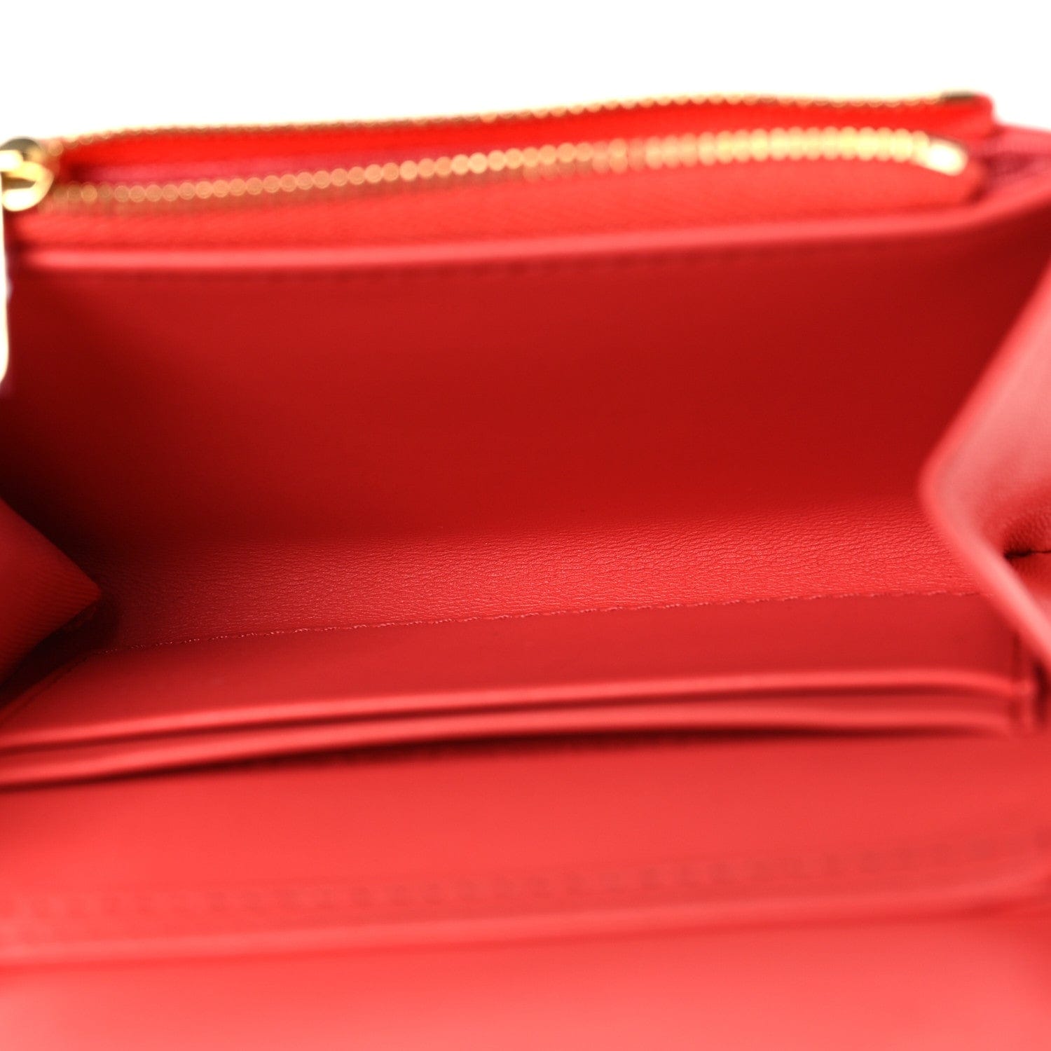 Christian Dior Lambskin Cannage Miss Dior Glycine Wallet on Chain Pink