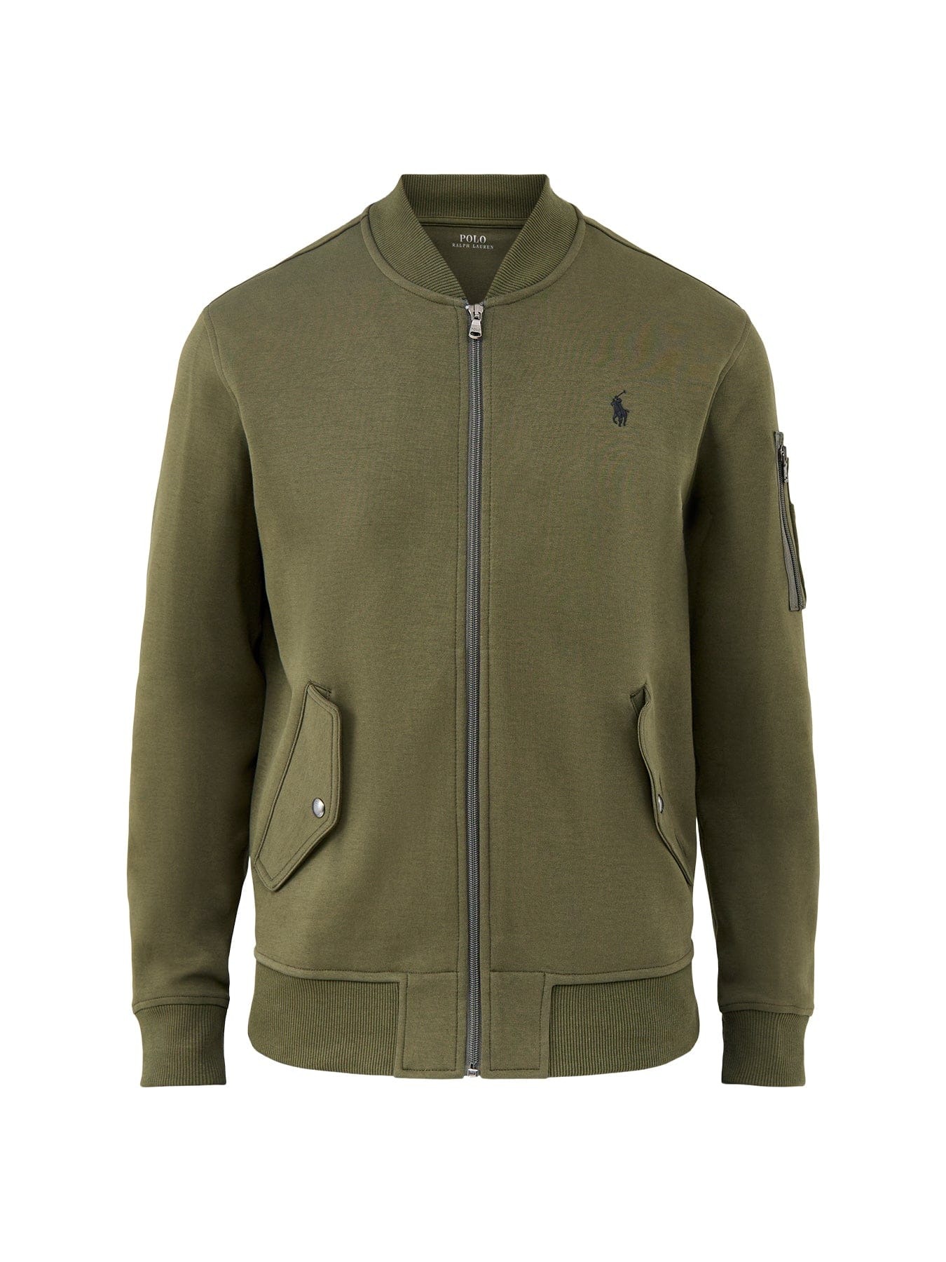 Polo Ralph Lauren Double Knit Bomber Jacket Olive