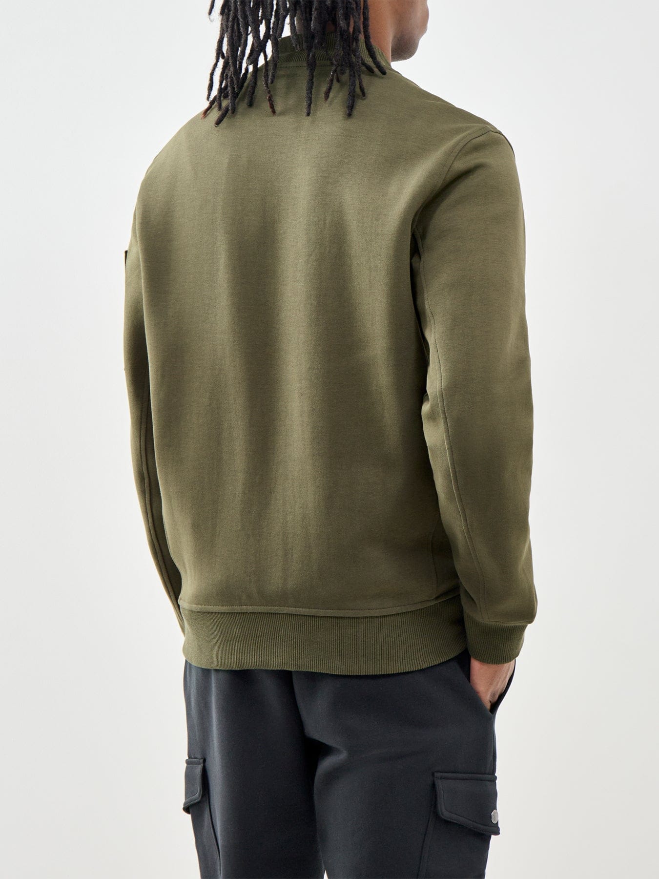 Polo Ralph Lauren Double Knit Bomber Jacket Olive