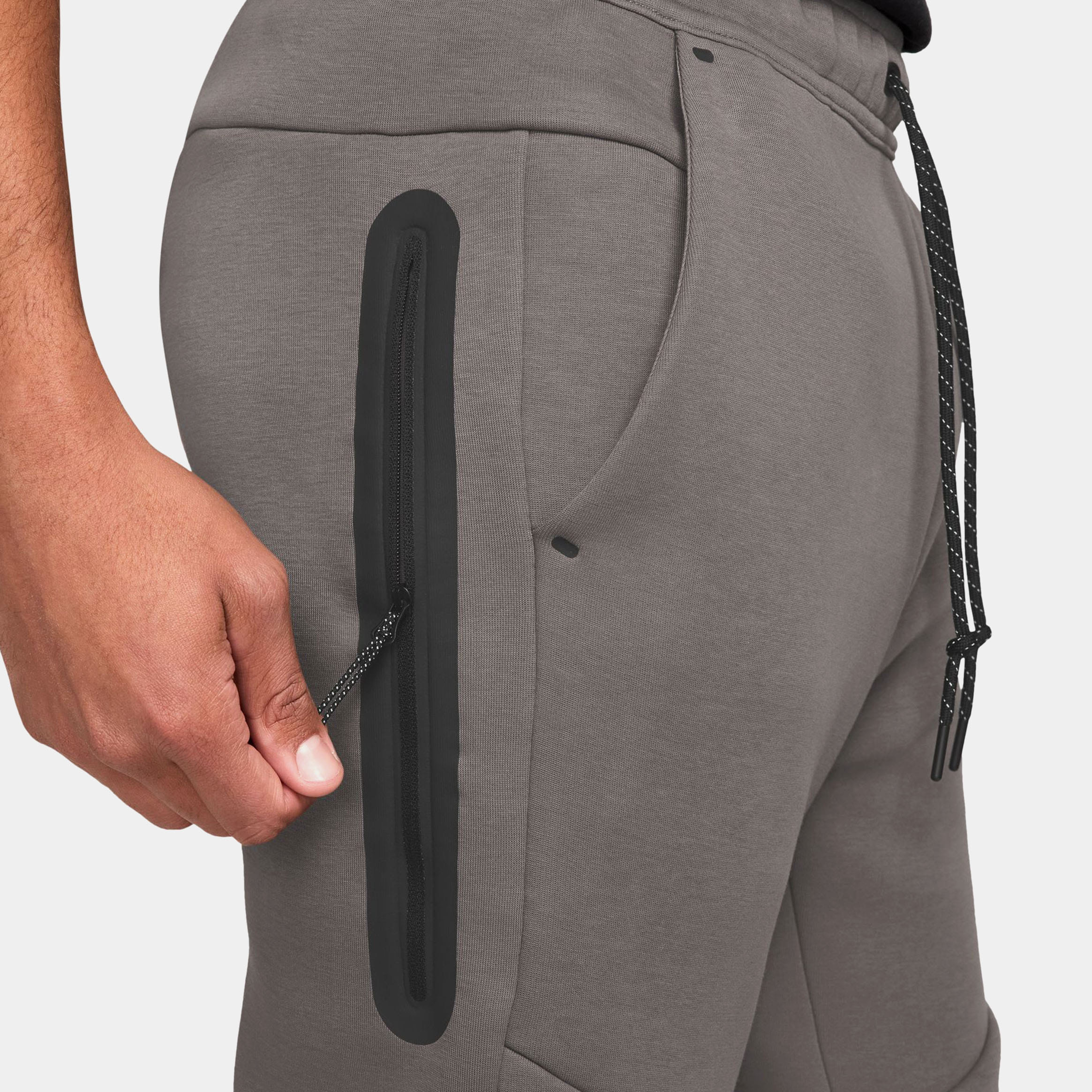 Nike Tech Fleece Jogger Mens Pants (Dark Grey Heather/Black)