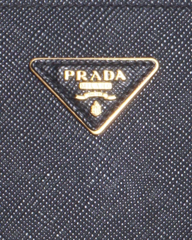 Prada Black Double Saffiano Leather Satchel