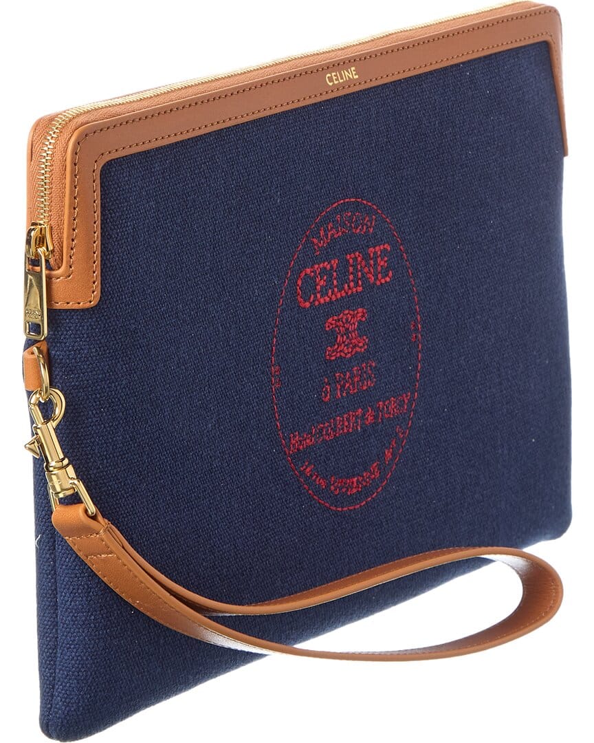 Celine Triomphe Small Canvas Pouch