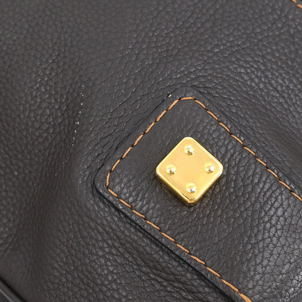 Loewe * Brown Leather Shoulder Bag