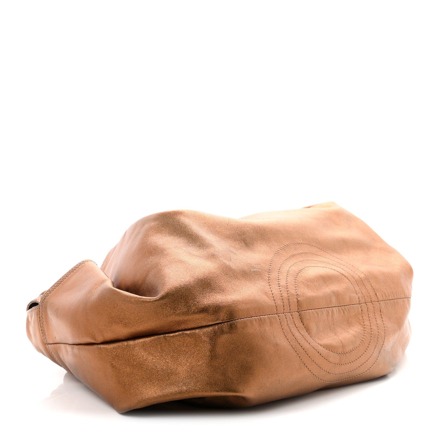 Loewe Metallic Nappa Aire Shoulder Bag Bronce