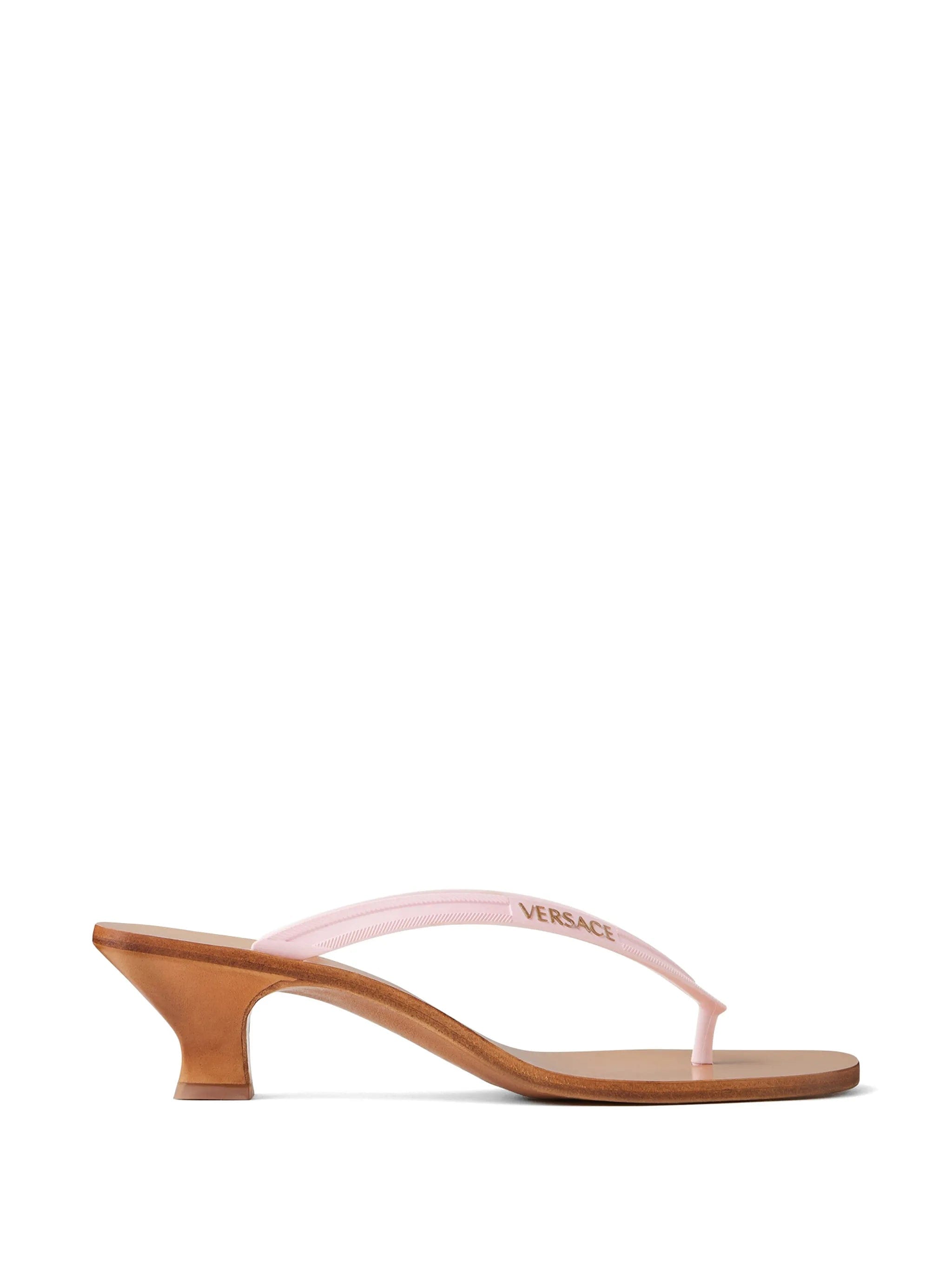 Versace Sophie rubber thong sandals 40 mm