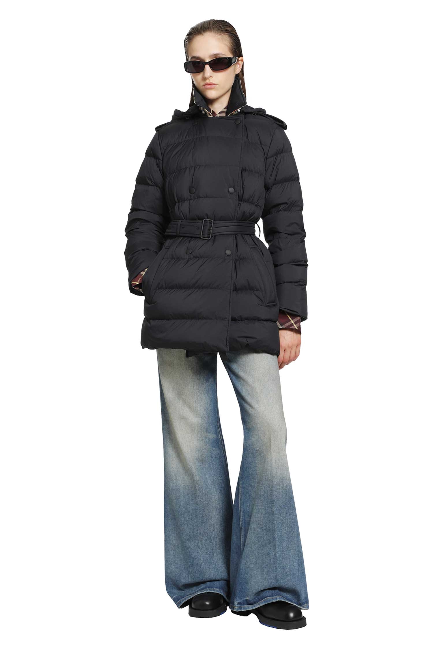 Burberry Nylon Hooded Puffer Jacket