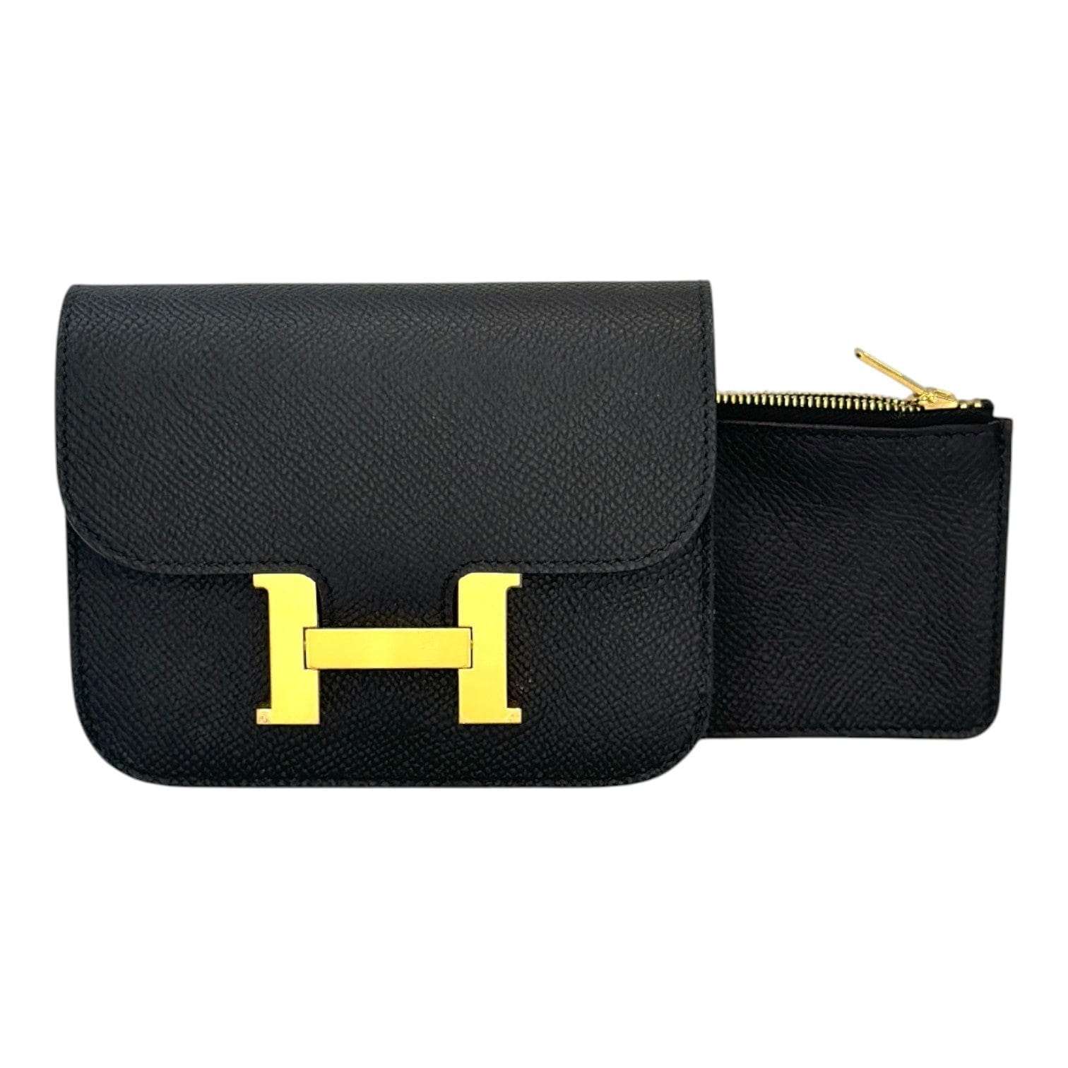 Hermes Black Constance Slim Epsom with GHW
