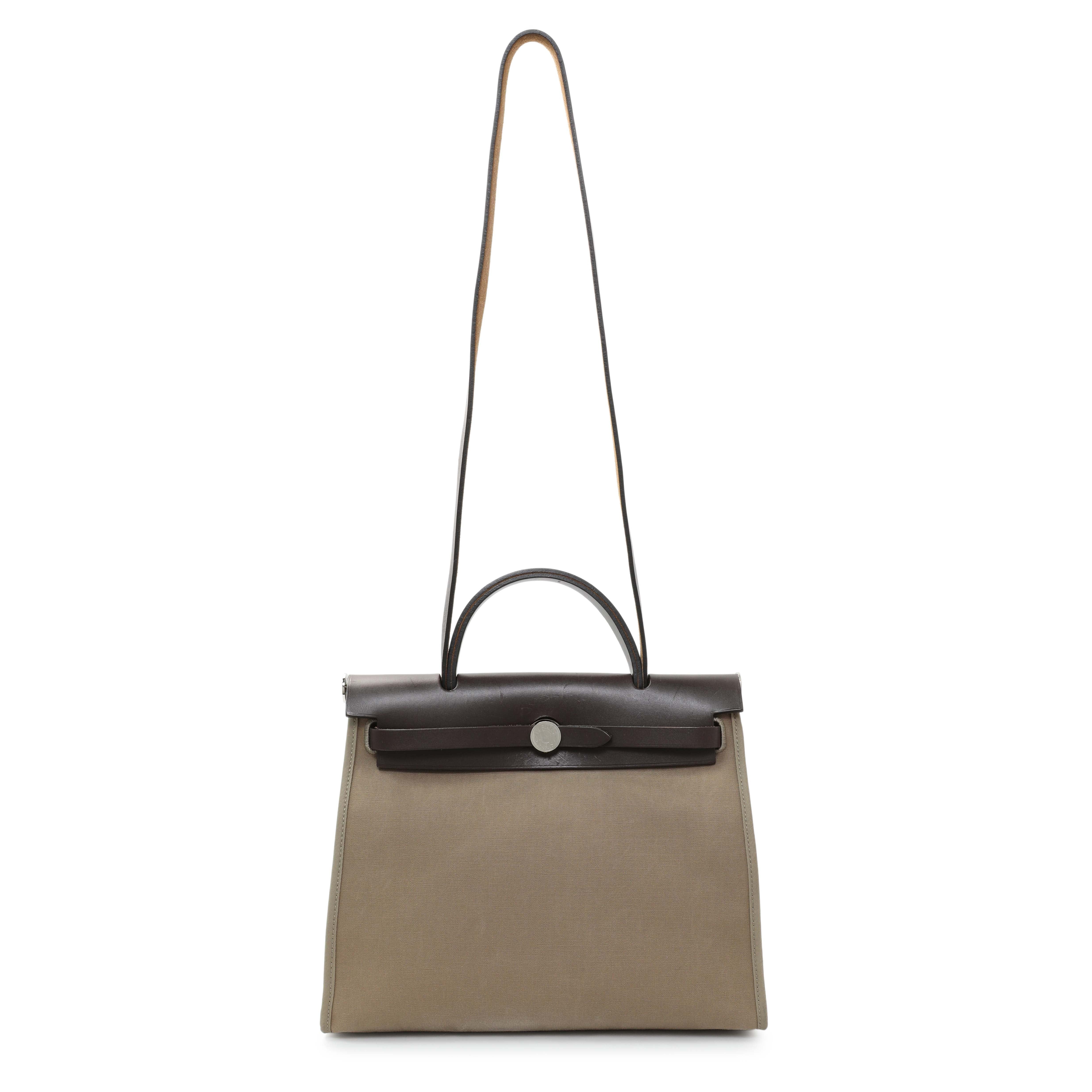 Hermes Etoupe/Ebene Herbag Zip 31