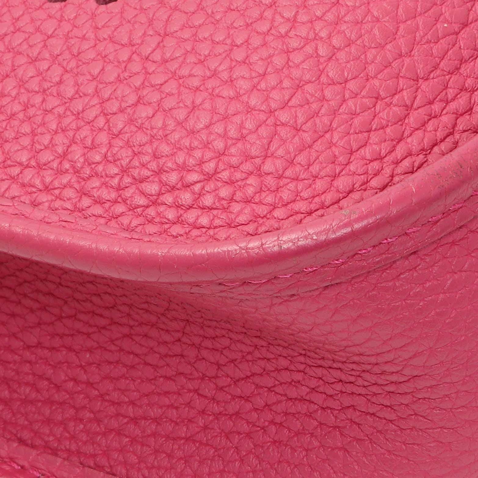 Hermes Rose Shocking Clemence Evelyne TPM