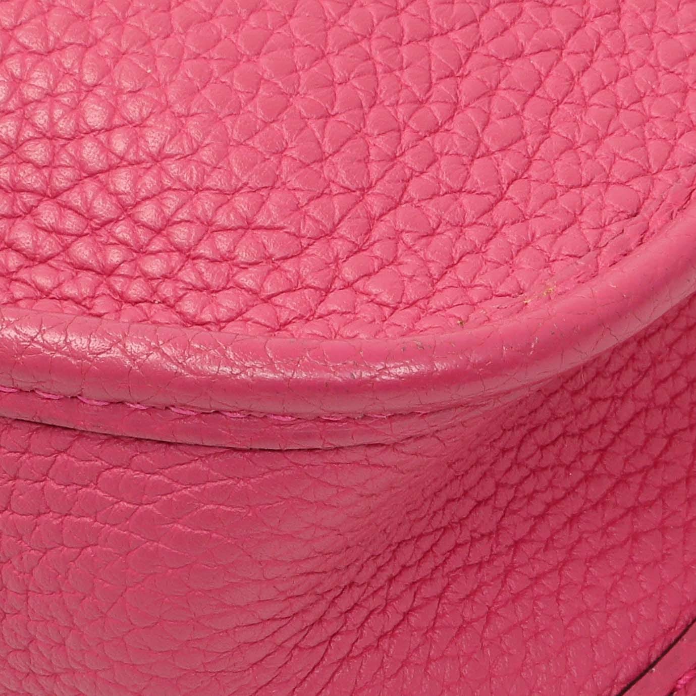 Hermes Rose Shocking Clemence Evelyne TPM